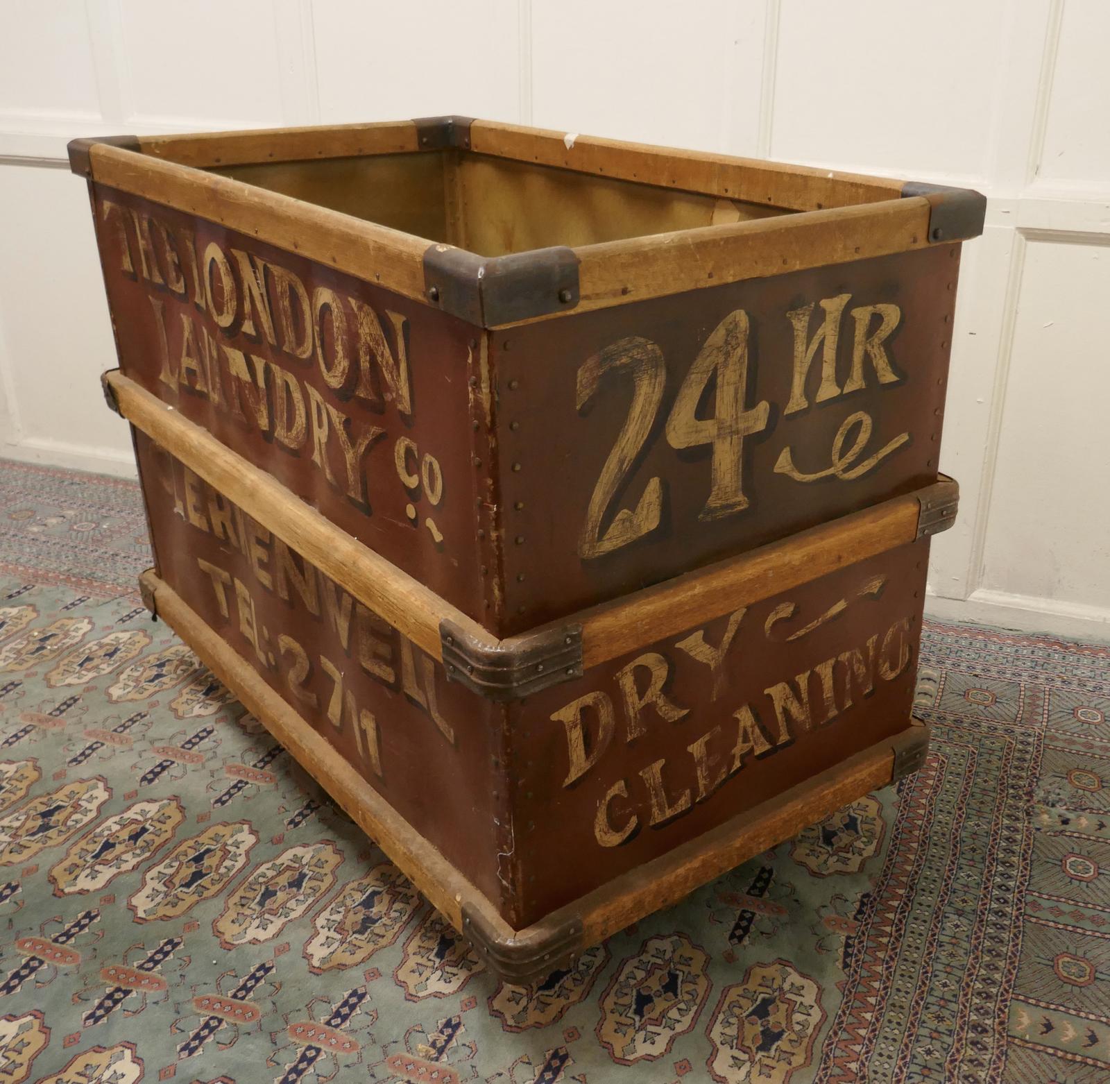 London Laundry Co. Industrial Trolley Cart (1 of 5)