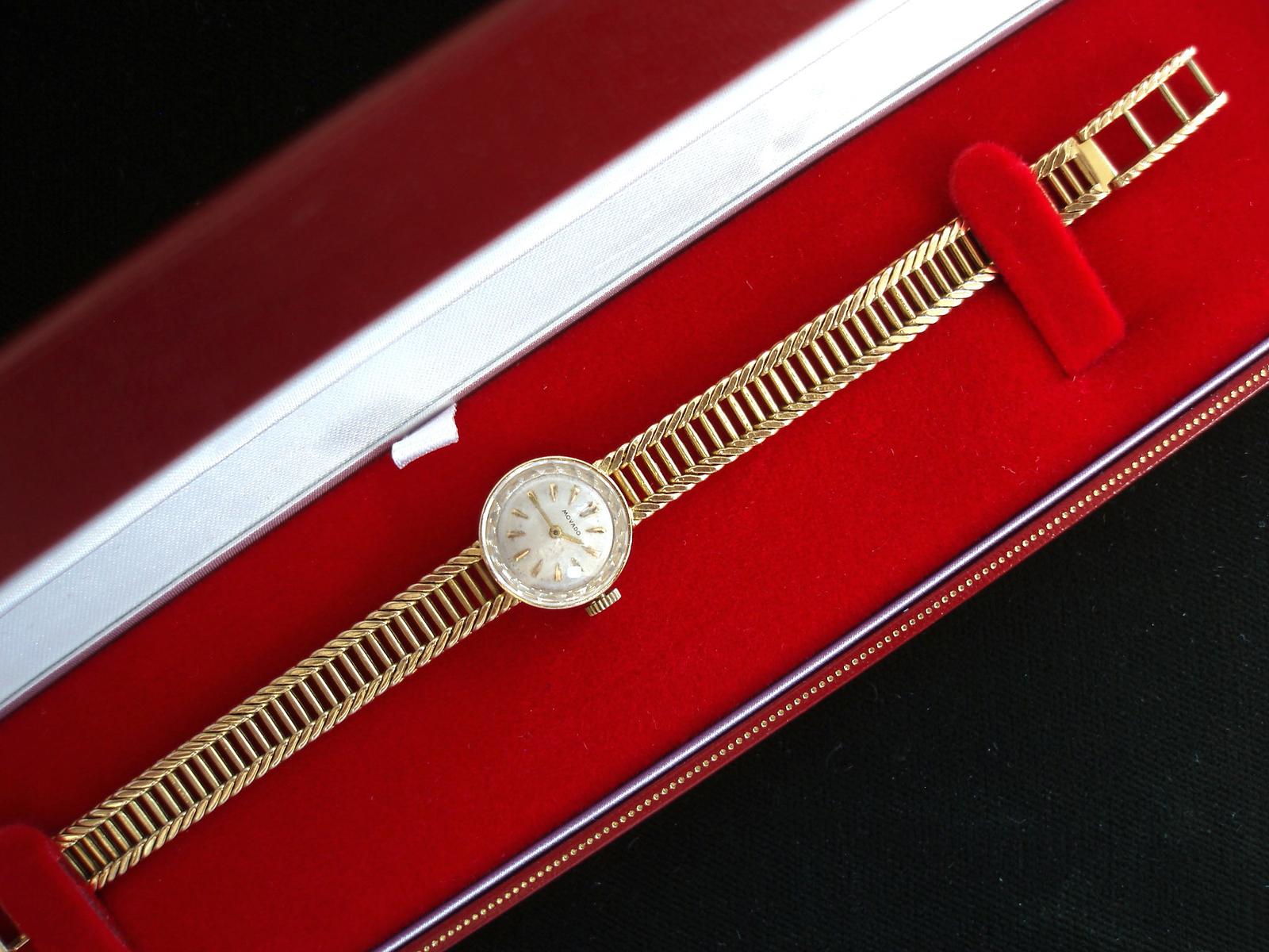 Movado 18ct Gold Ladies Bracelet Watch (1 of 6)