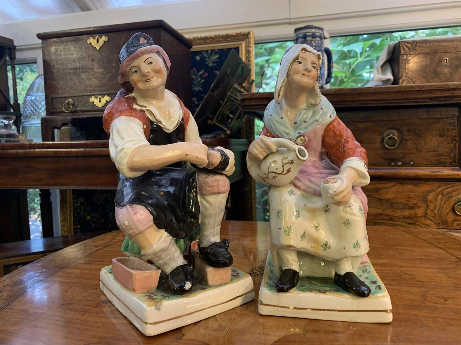 Pair of Staffordshire Figures (1 of 6)