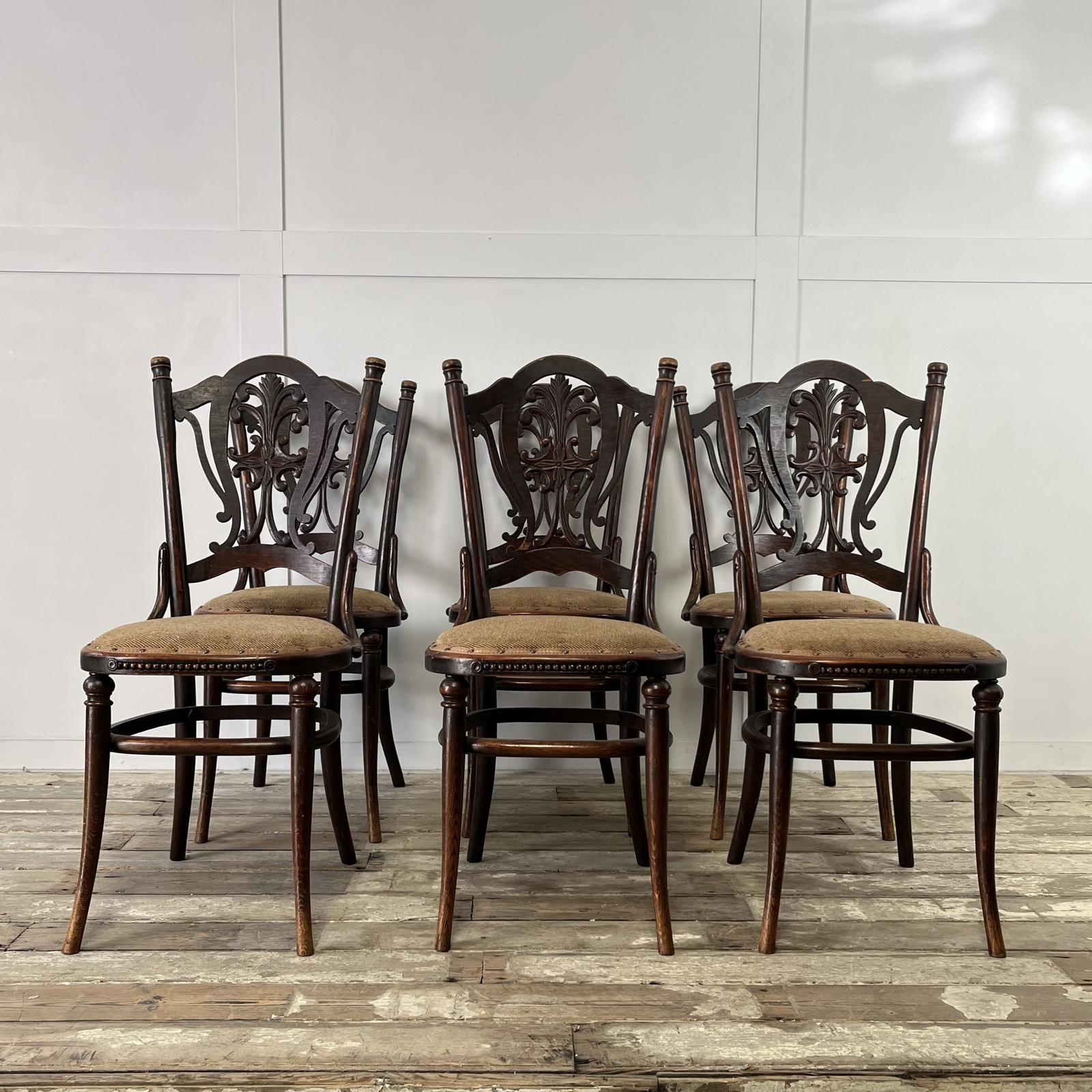 Set of 6 Bentwood Dining Chairs (1 of 17)