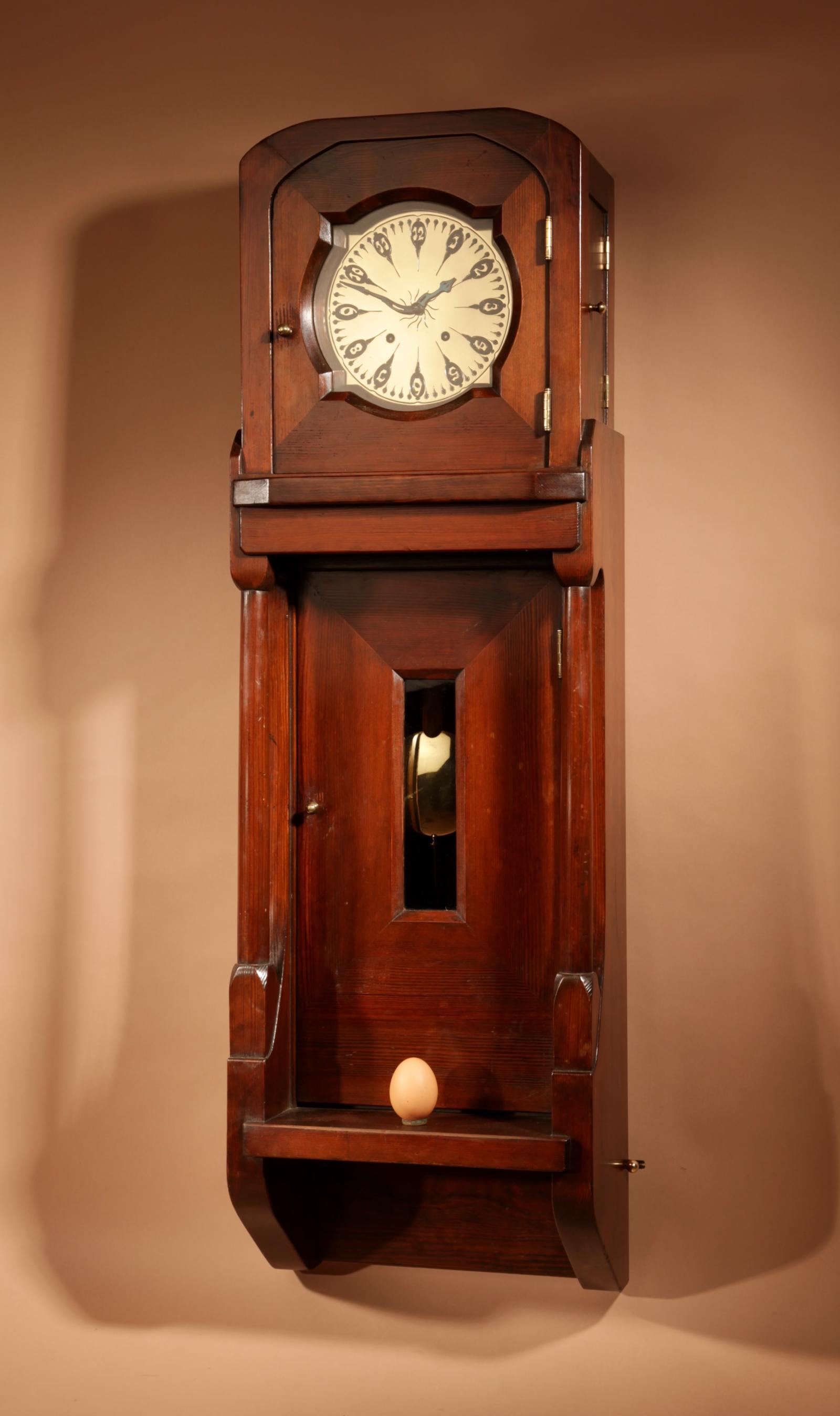 Architectural Design Dutch / German Wall Clock 1900 / 1920 (1 of 11)