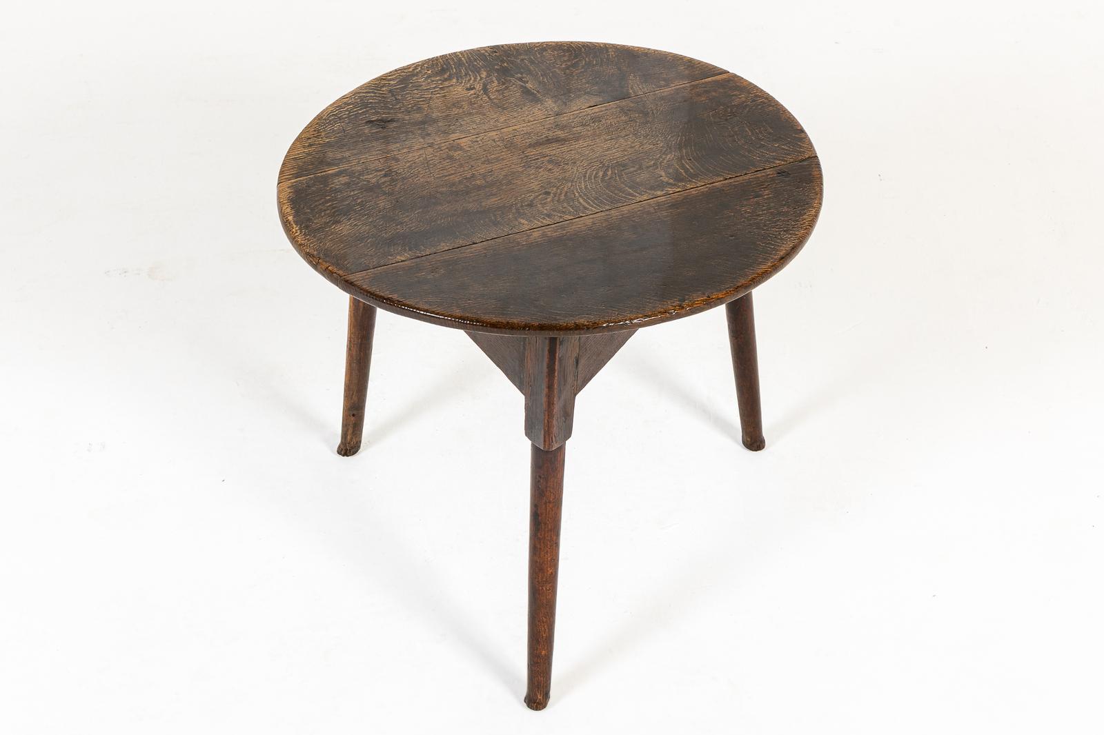 18th Century English Oak Cricket Table (1 of 5)