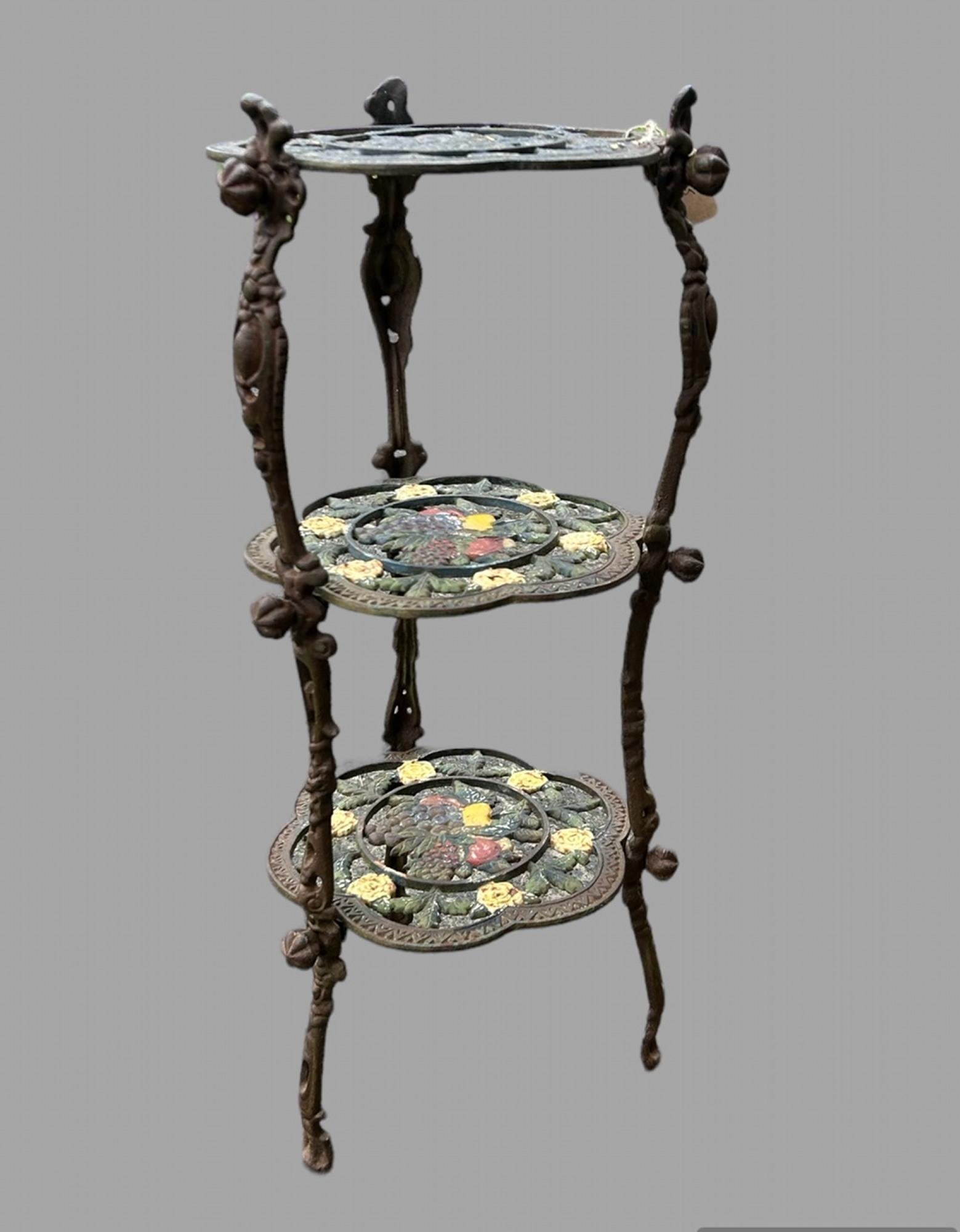 Ornate Cast Iron Pot Stand (1 of 4) Ornate Cast Iron Pot Stand (1 of 4)