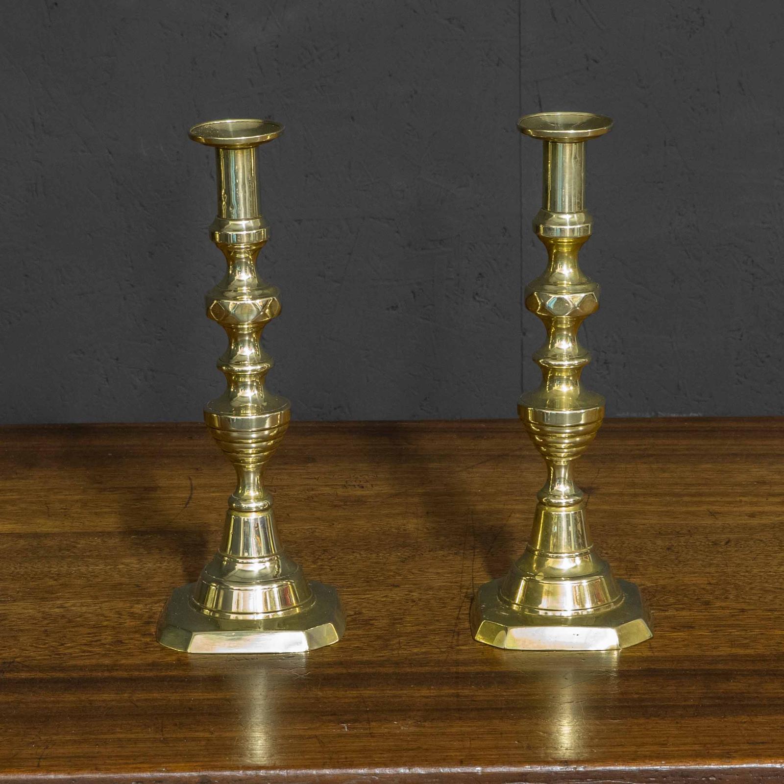 Set of Two Victorian Candlesticks (1 of 11)