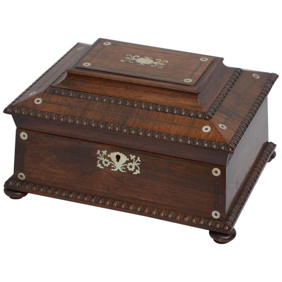 William IV Jewellery Box - Antique Inlays - England (1 of 15) William IV Jewellery Box - Antique Inlays - England (1 of 15)