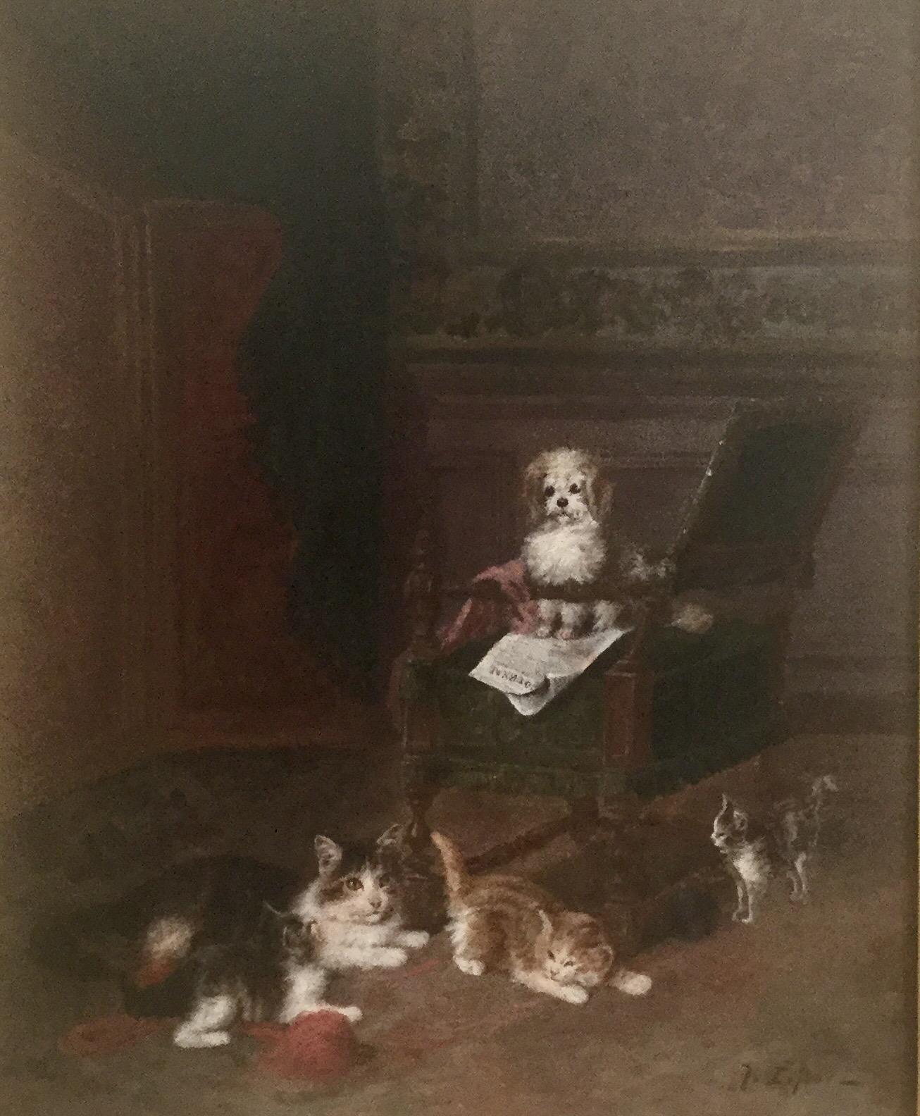 Jules Le Roy Oil Painting 'The Judge' (1 of 3)