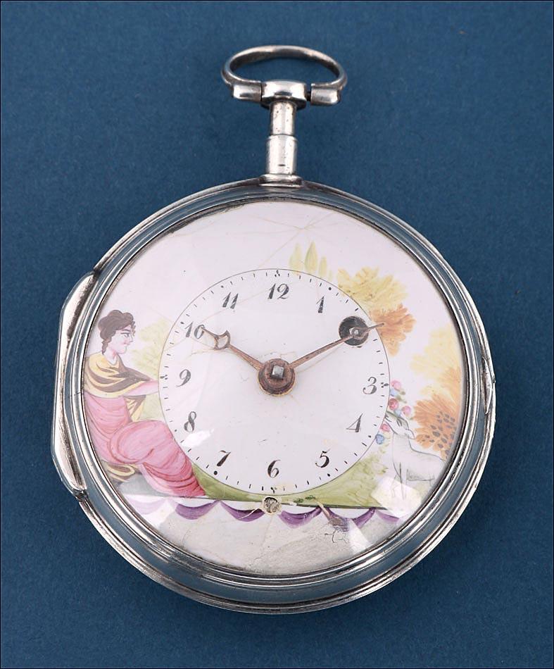 Antique French Hefsen a Paris Silver Verge Fusee Pocket Watch - France ca.1790 (1 of 14) Antique French Hefsen a Paris Silver Verge Fusee Pocket Watch - France ca.1790 (1 of 14)