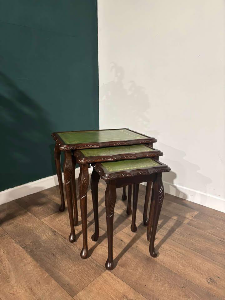 Reproduction Mahogany Nest of Tables (1 of 15)