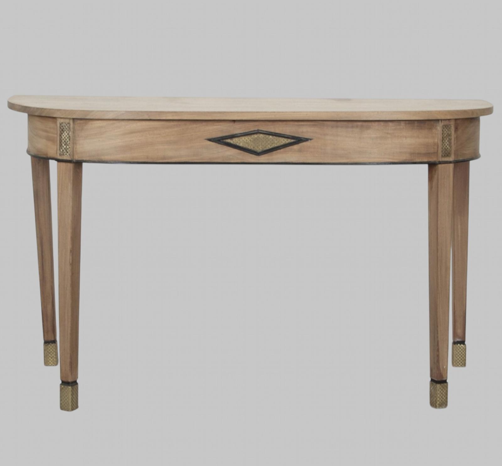 An Attractive 19thc Bleached Mahogany Console Table (1 of 9) An Attractive 19thc Bleached Mahogany Console Table (1 of 9)