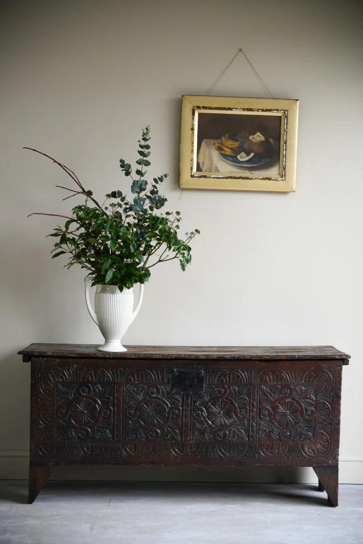 17th Century Oak Chest (1 of 15)