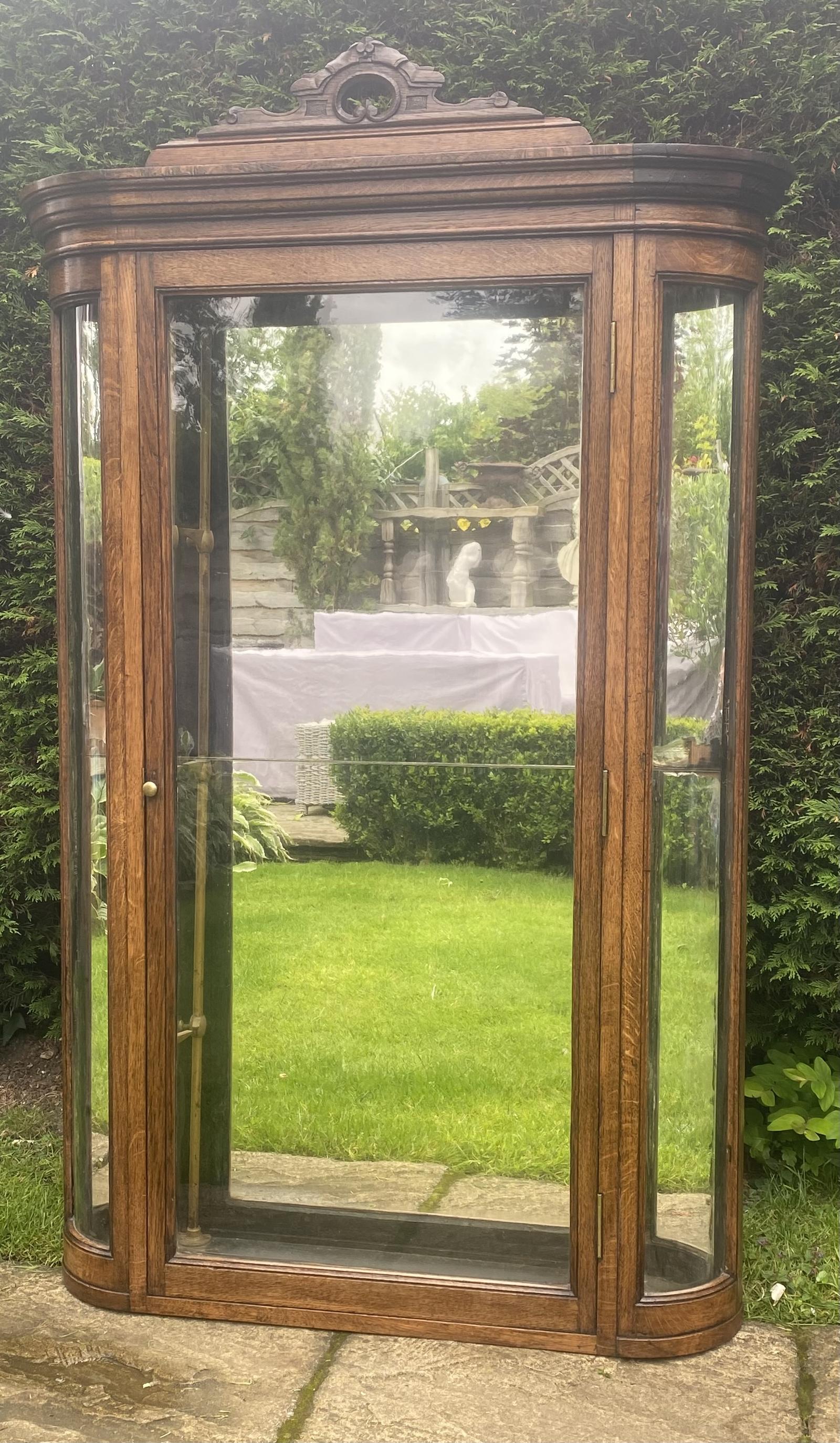 19th Century Glazed Shop Display Cabinet (1 of 6)