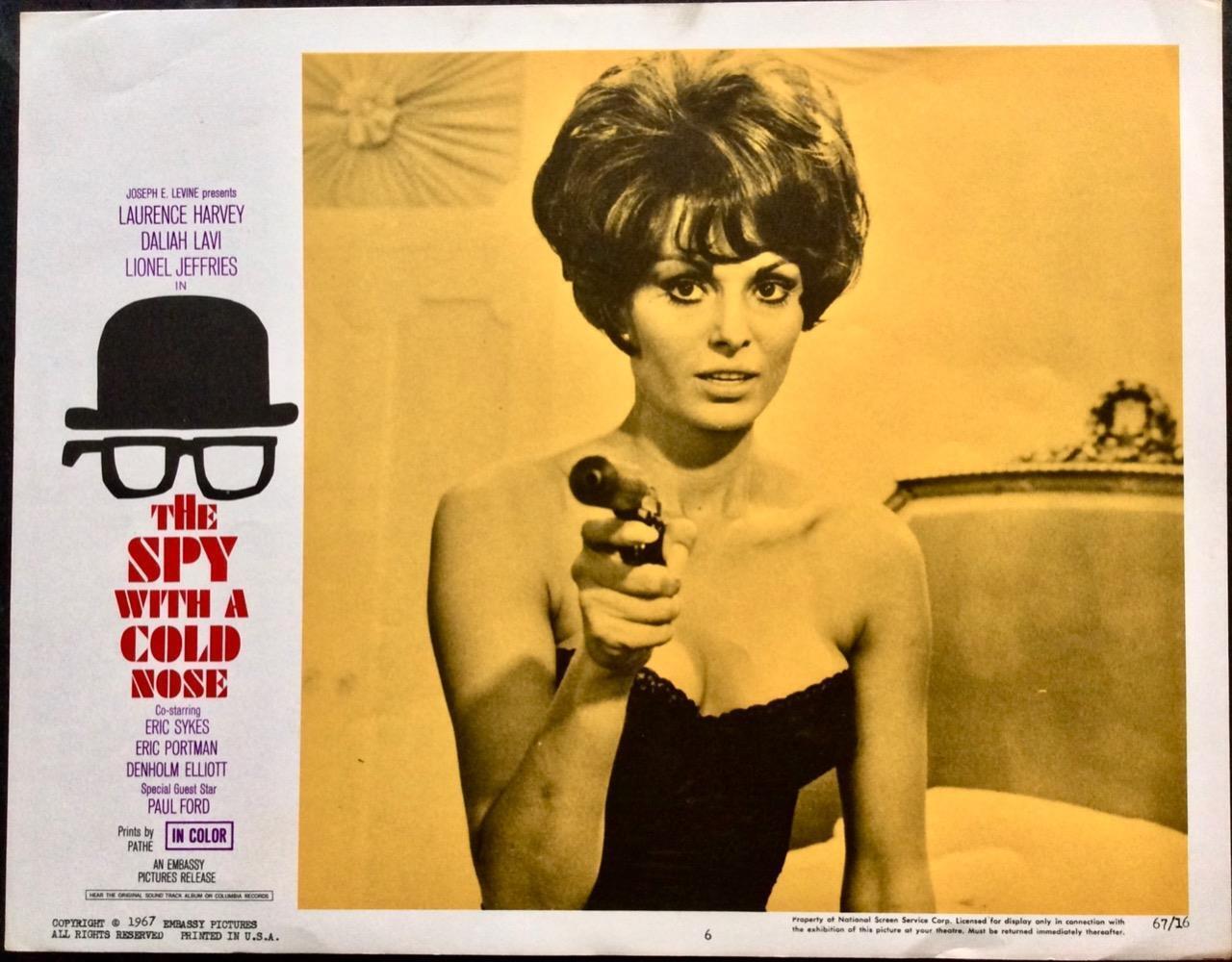 1967 Film Poster Lobby Card The Spy With A Cold Nose Daliah Lavi Laurence Harvey (1 of 1)