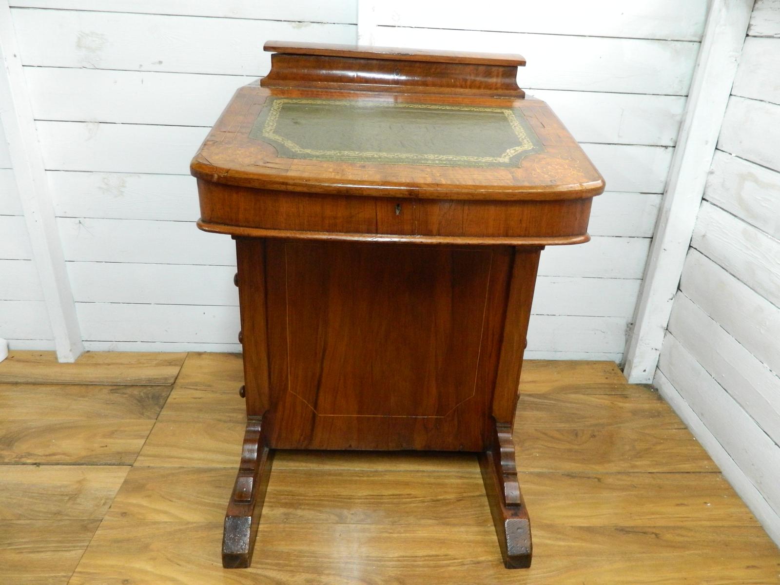 Victorian Inlay Walnut Davenport Desk (1 of 16)