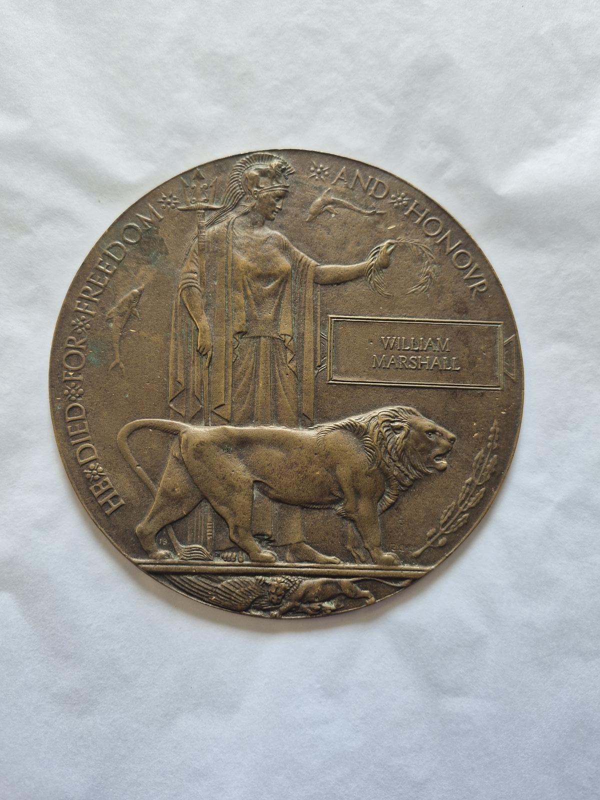 World War 1 Death Plaque (1 of 4)