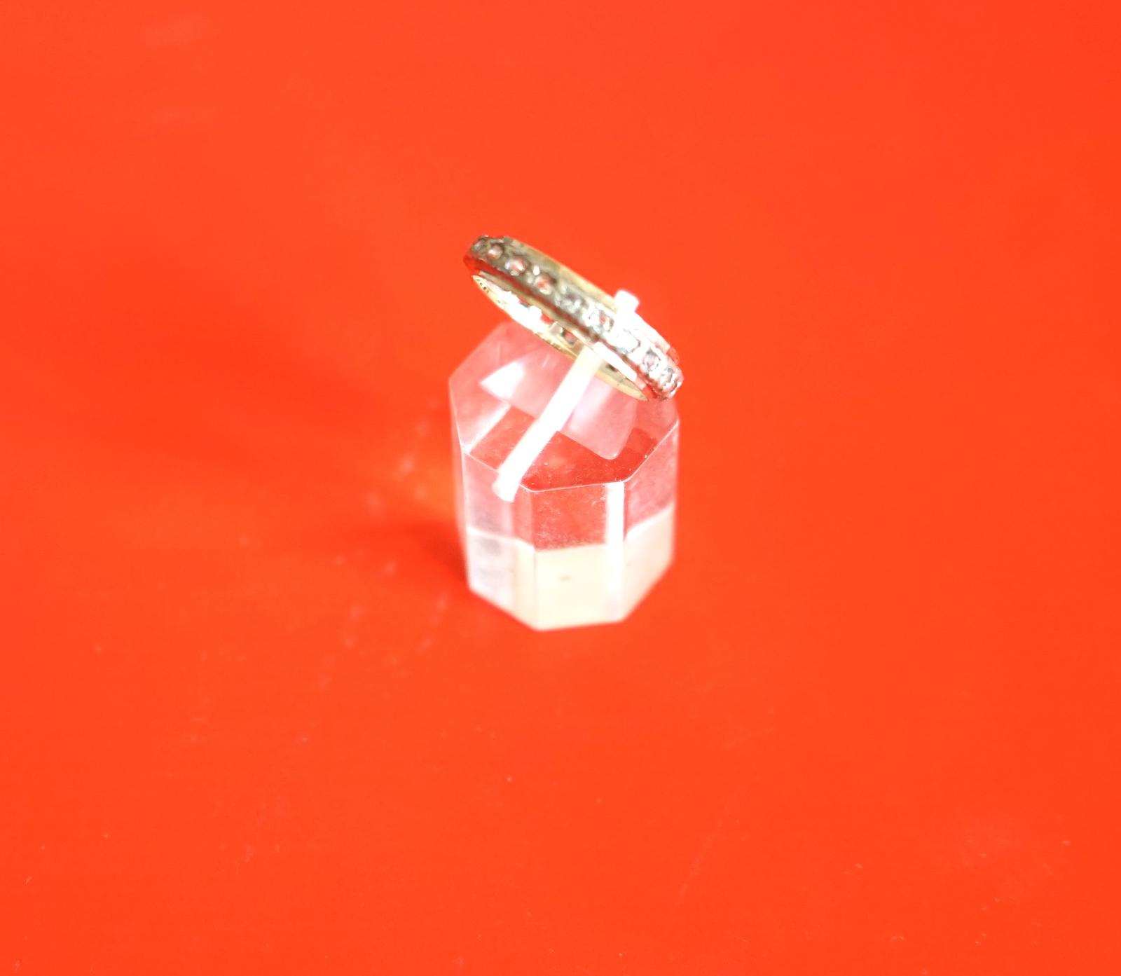 Art Deco Gold  Diamond Wedding Ring  Boxed / Anniversary / Eternity / Ideal Gift (1 of 10)