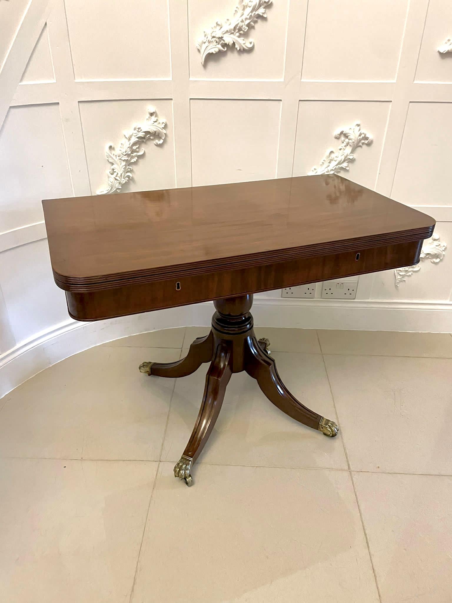 Large Antique Regency Quality Mahogany Tea Table / Side Table (1 of 13) Large Antique Regency Quality Mahogany Tea Table / Side Table (1 of 13)