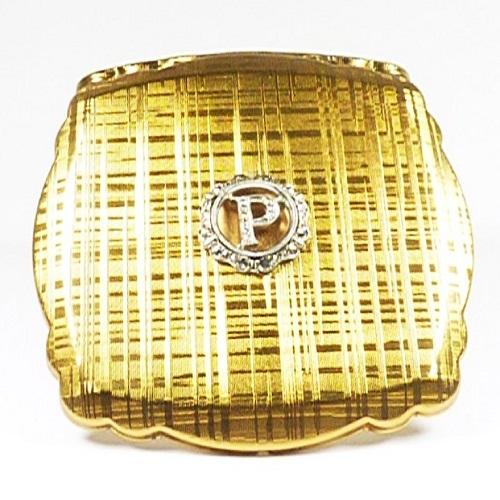 Monogram P Gift 1960s Era Kigu Compact Mirror (1 of 7)