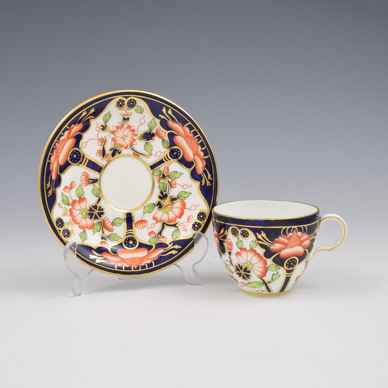 Lovely Antique Royal Crown Derby Teacup & Saucer Patt. 8453 (1 of 8) Lovely Antique Royal Crown Derby Teacup & Saucer Patt. 8453 (1 of 8)