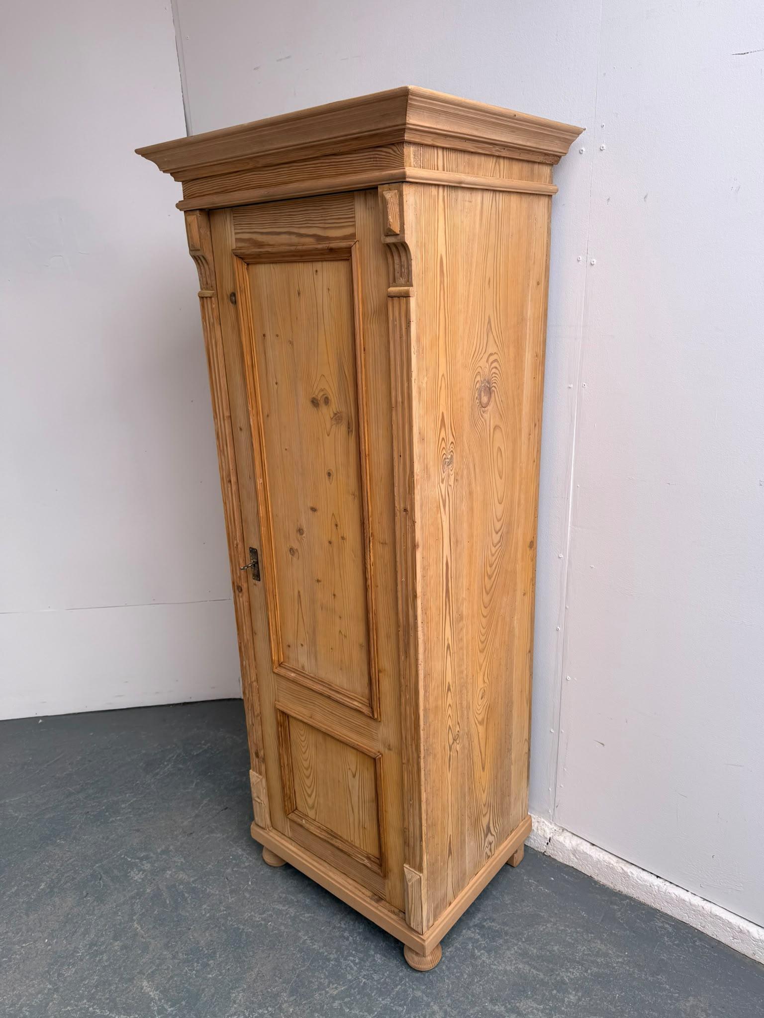 Lovely Victorian Antique Pine 1 Door Tall Storage Cupboard to wax / paint (1 of 10) Lovely Victorian Antique Pine 1 Door Tall Storage Cupboard to wax / paint (1 of 10)