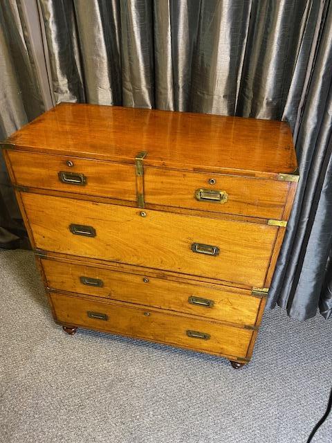 Mahogany Campaign Chest Of Drawers (1 of 11) Mahogany Campaign Chest Of Drawers (1 of 11)