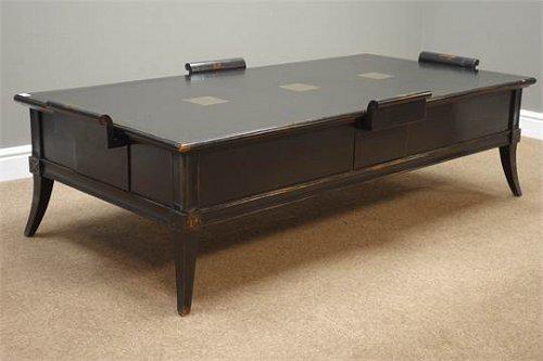 Unusual Ebonised Coffee Table (1 of 4) Unusual Ebonised Coffee Table (1 of 4)
