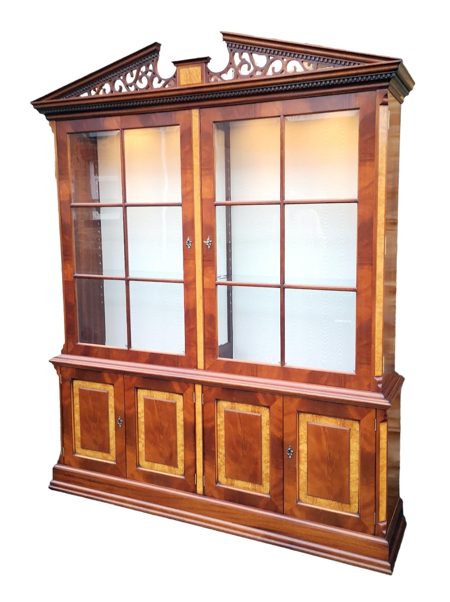 Charles Barr Mahogany Display Cabinet / Bookcase (1 of 23)