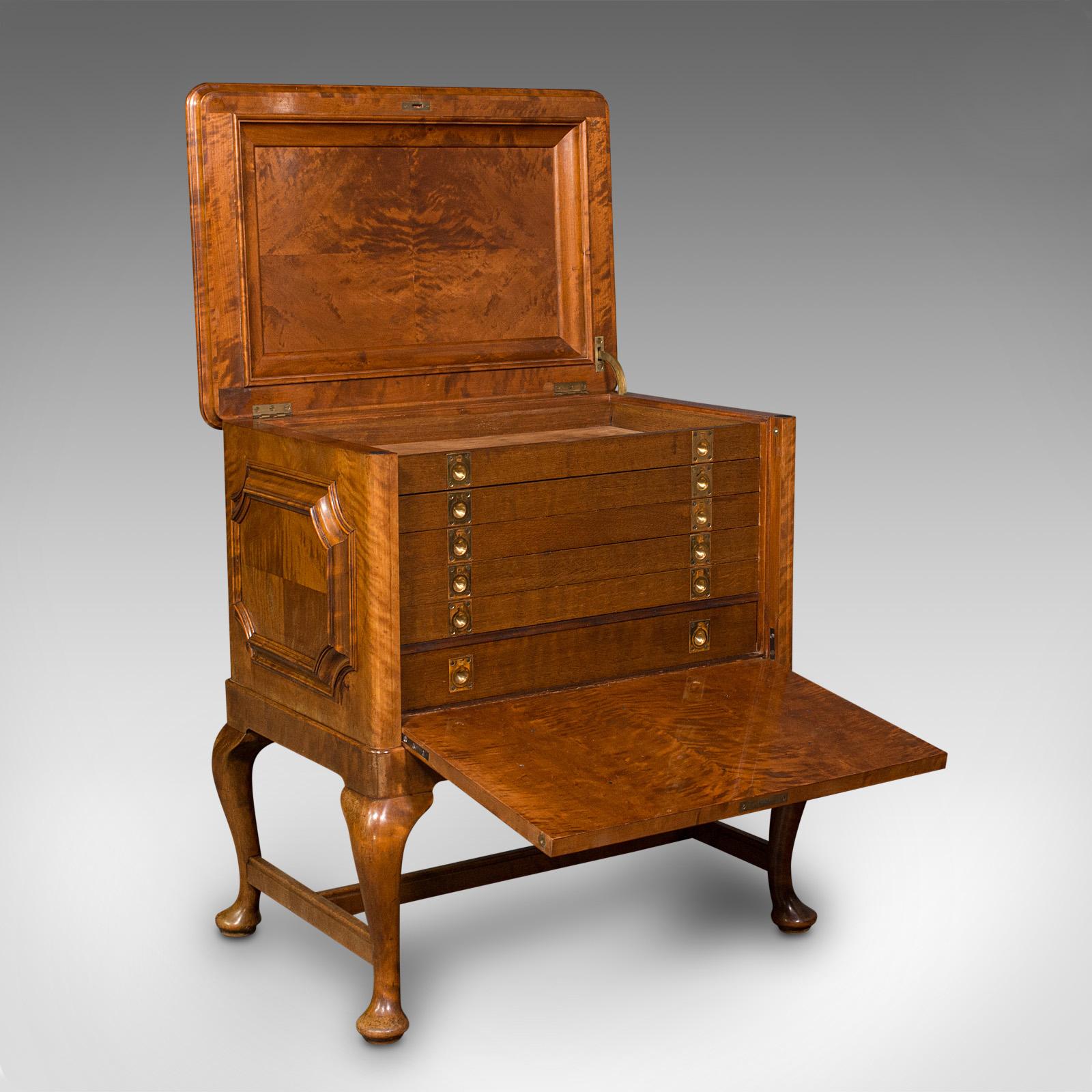 Antique Master Specimen Chest, English, Satinwood, Document Archive, Victorian (1 of 12)