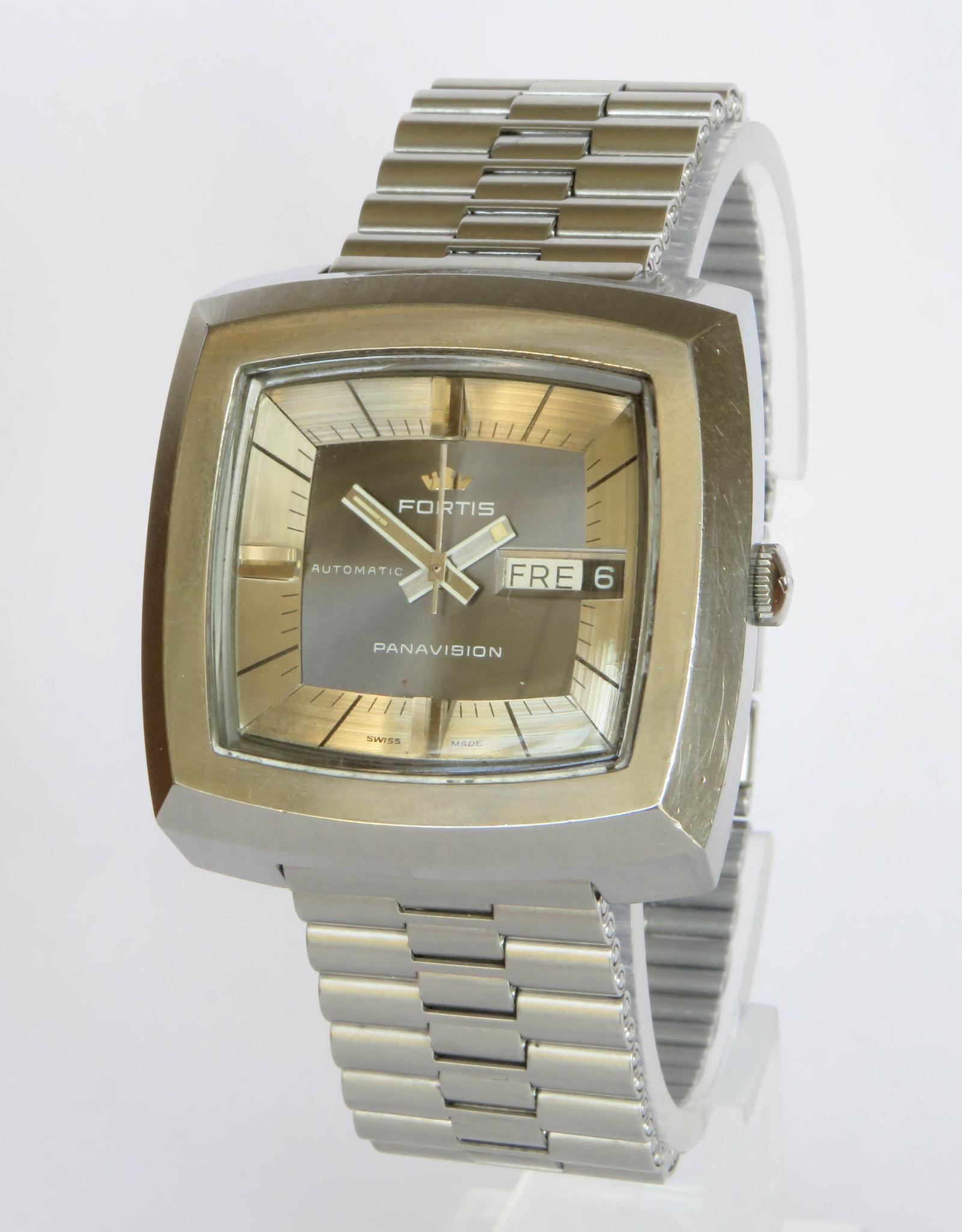 Watch: Gents Rare 1970s Fortis Panavision 6251 Wrist Watch (1 of 5)