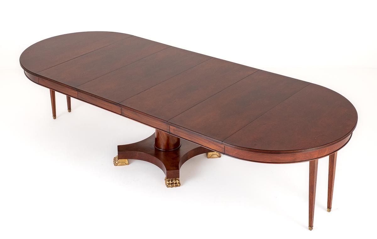 French Mahogany Extending Circular Dining Table (1 of 9) French Mahogany Extending Circular Dining Table (1 of 9)