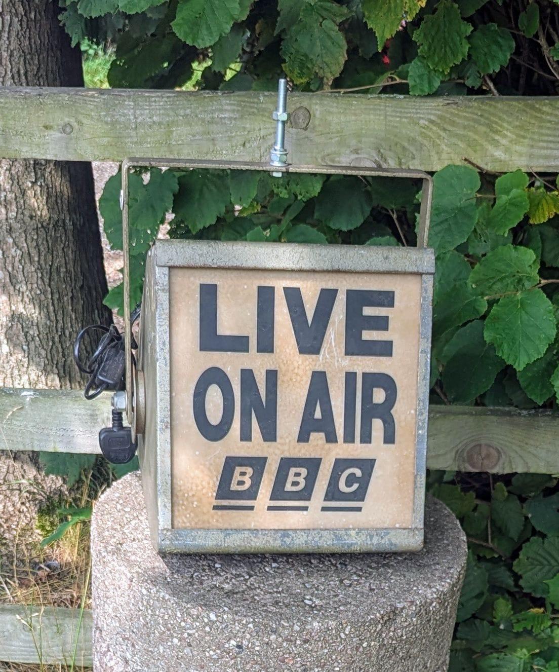 Vintage Live on Air BBC Studio Large Light (1 of 5) Vintage Live on Air BBC Studio Large Light (1 of 5)