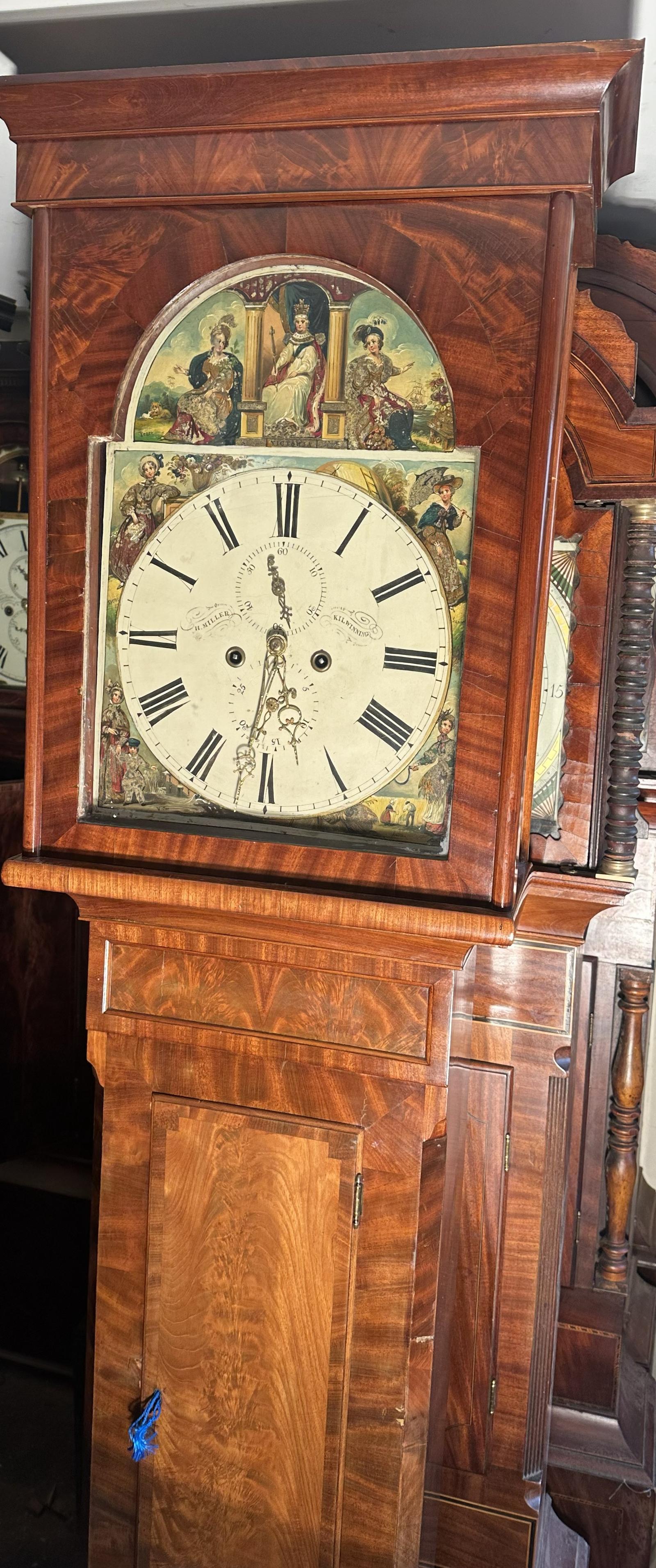 SCOTTISH MAHOGANY LONGCASE CLOCK (1 of 6) SCOTTISH MAHOGANY LONGCASE CLOCK (1 of 6)