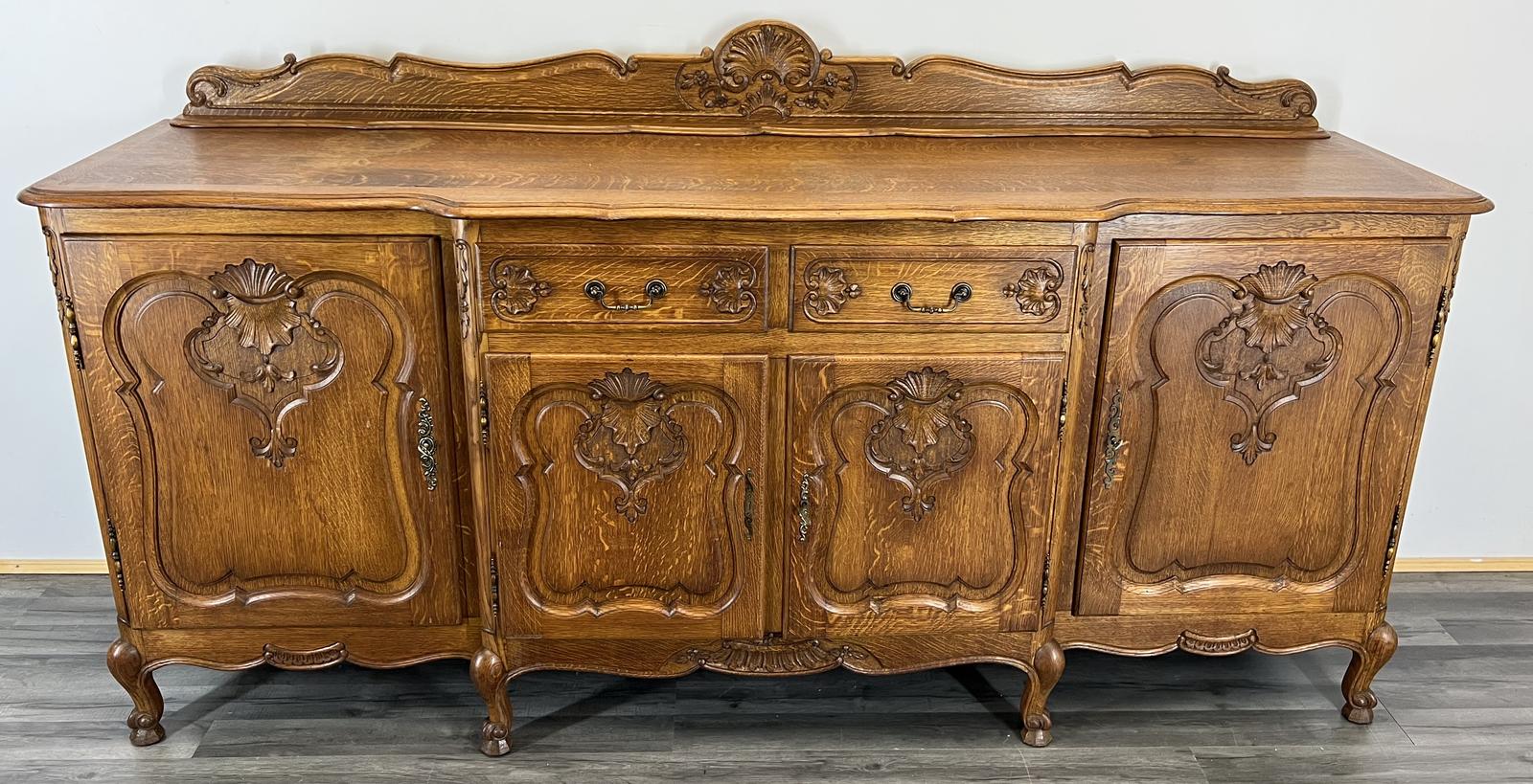 Oak French Sideboard / Cabinet (1 of 15) Oak French Sideboard / Cabinet (1 of 15)