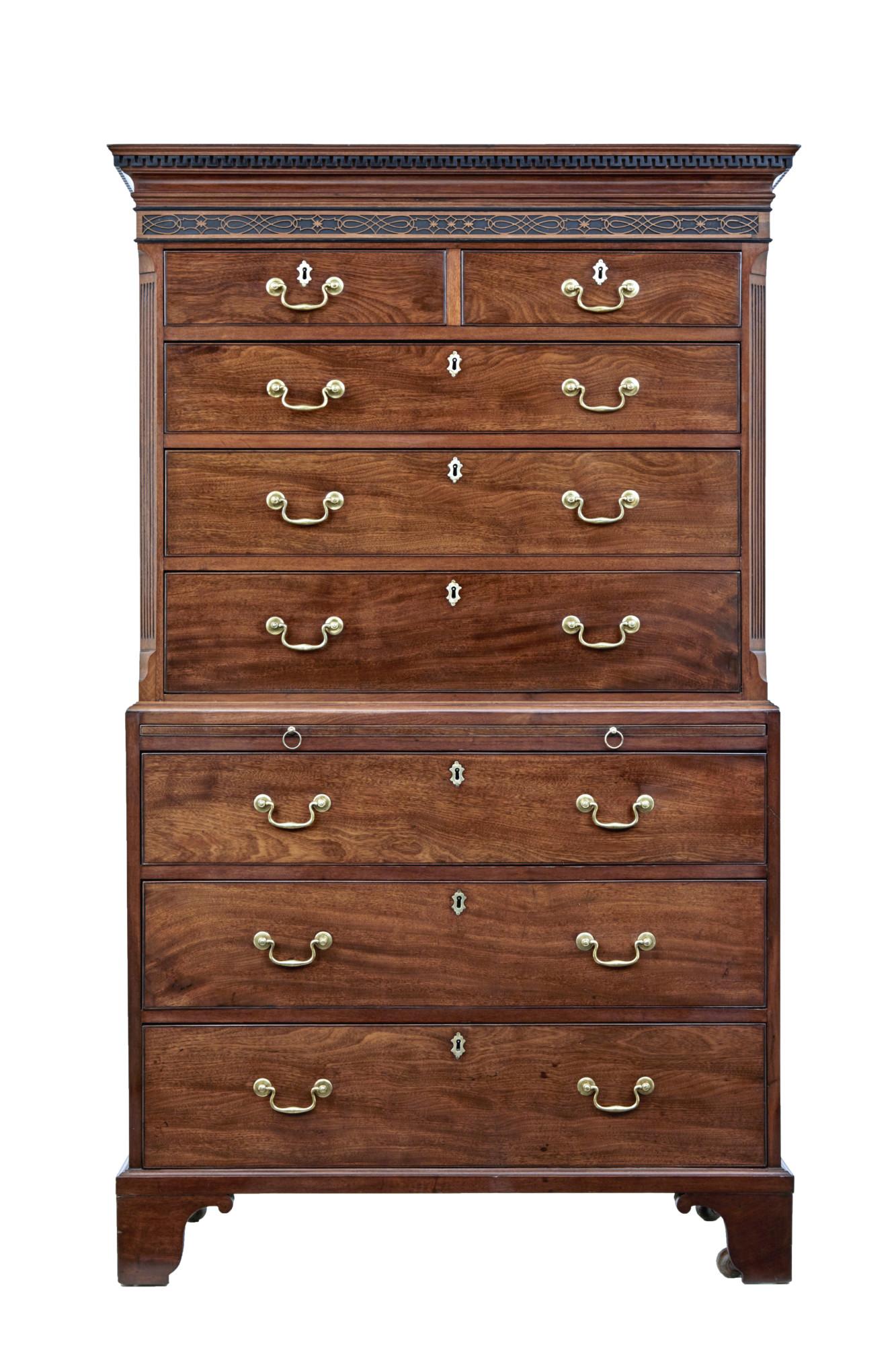 Early 19th Century Channel Island Mahogany Chest on Chest (1 of 10) Early 19th Century Channel Island Mahogany Chest on Chest (1 of 10)