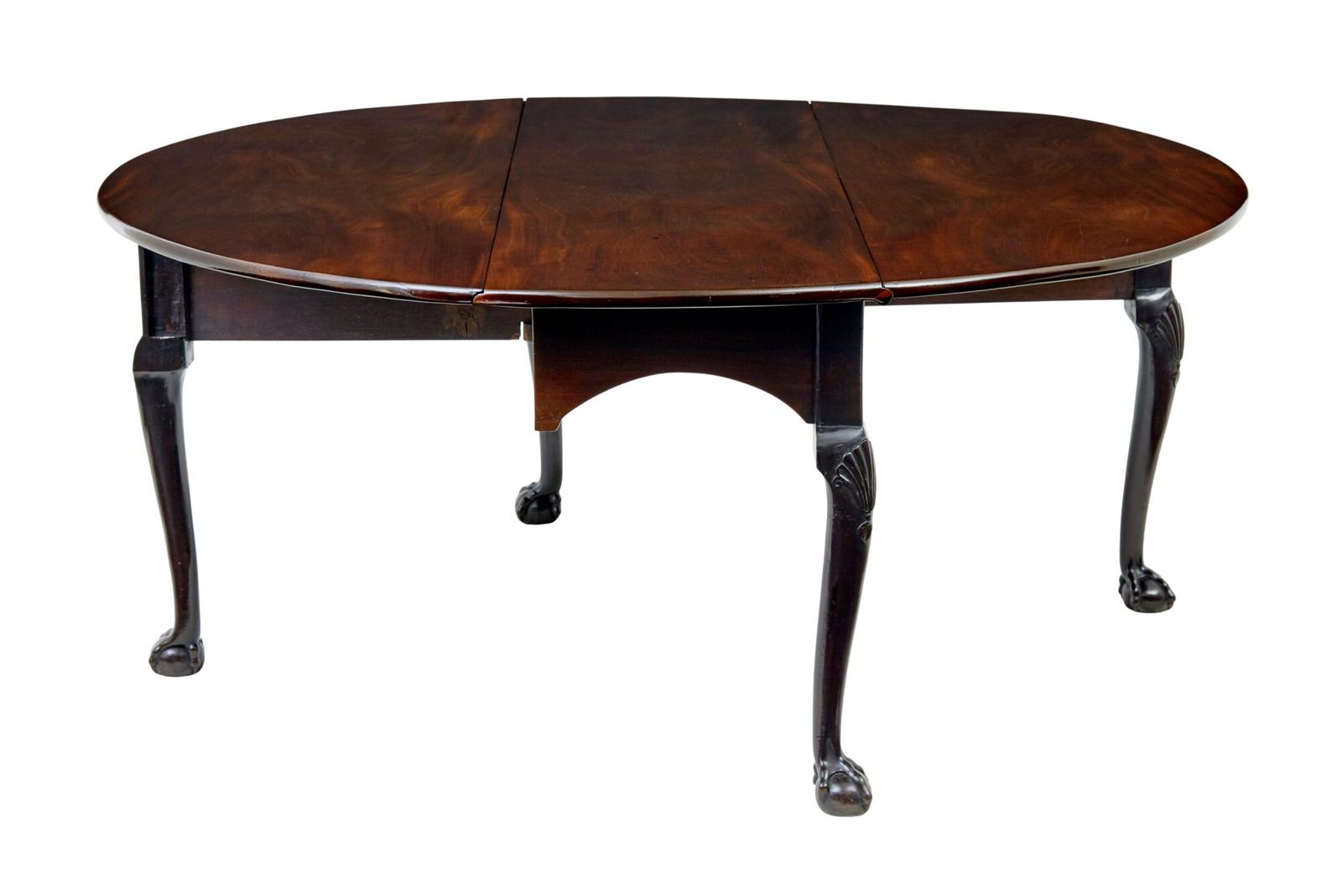 18th Century Irish Drop Leaf Dining Table (1 of 8)