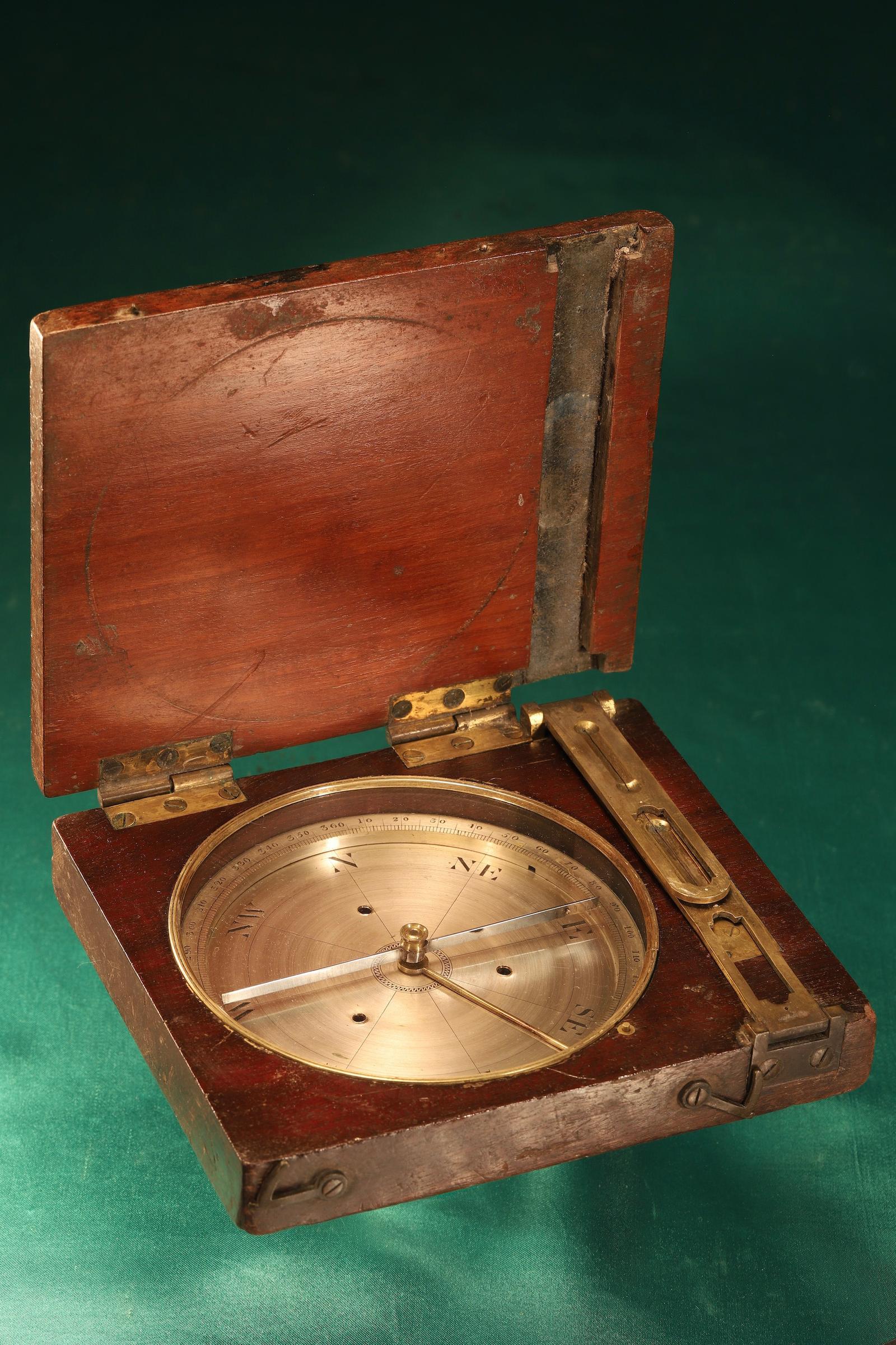Very Large & Unusual Antique Surveying Compass c.1850 (1 of 7)