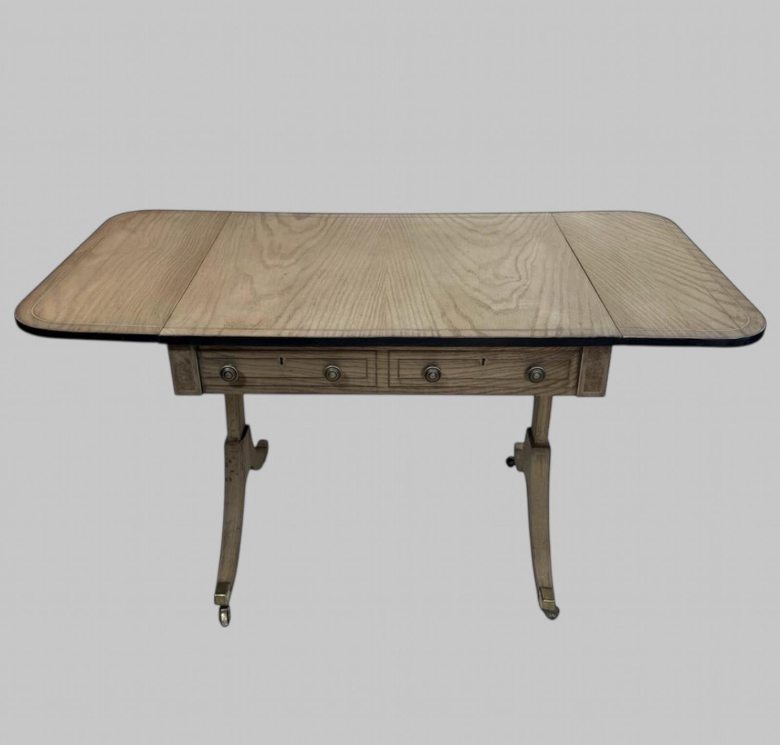 Regency Style Sofa Table in Elm, Oak & Ash (1 of 6) Regency Style Sofa Table in Elm, Oak & Ash (1 of 6)