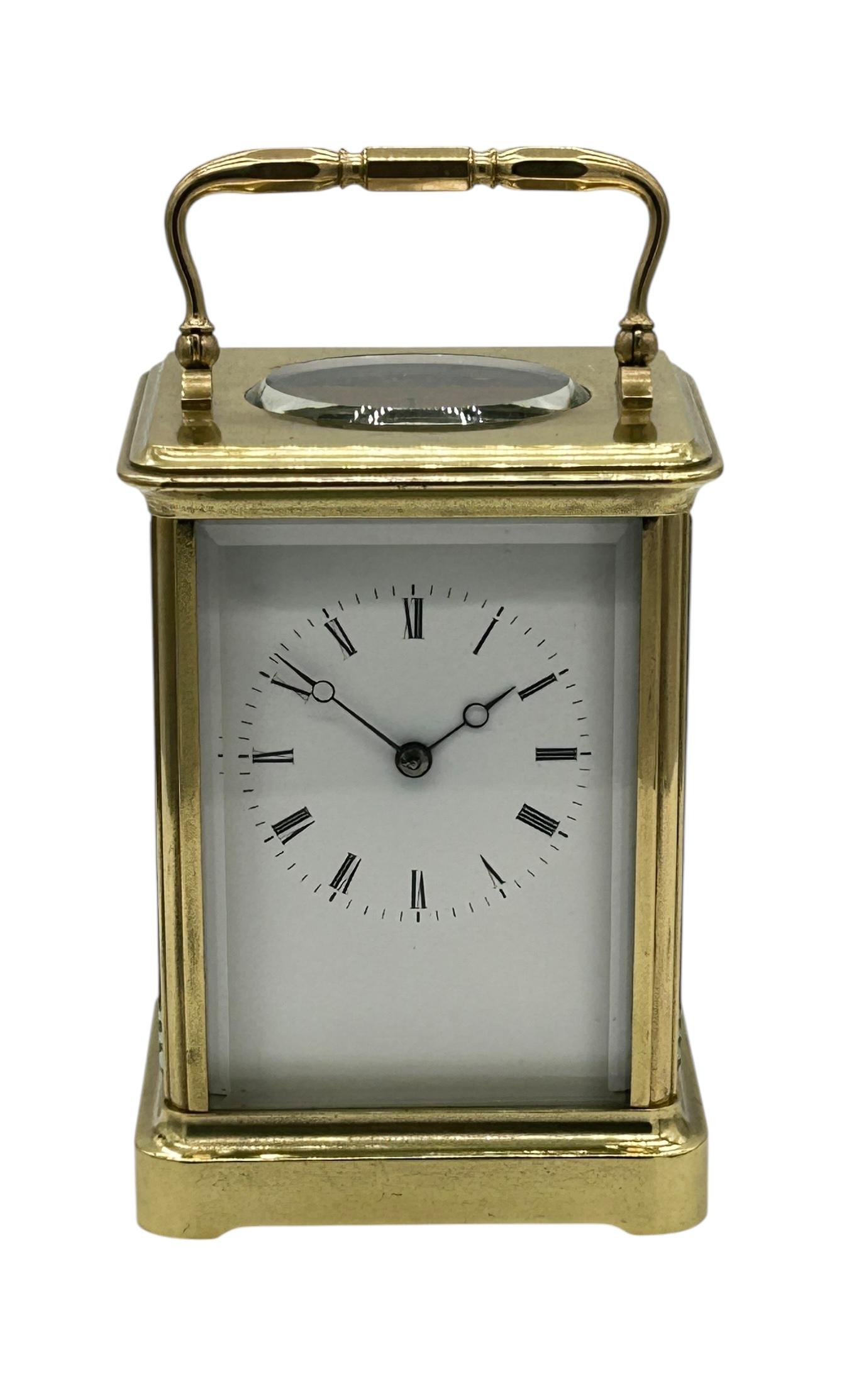 Stunning Larger Sized French Carriage Clock – ca 1890 (1 of 5)