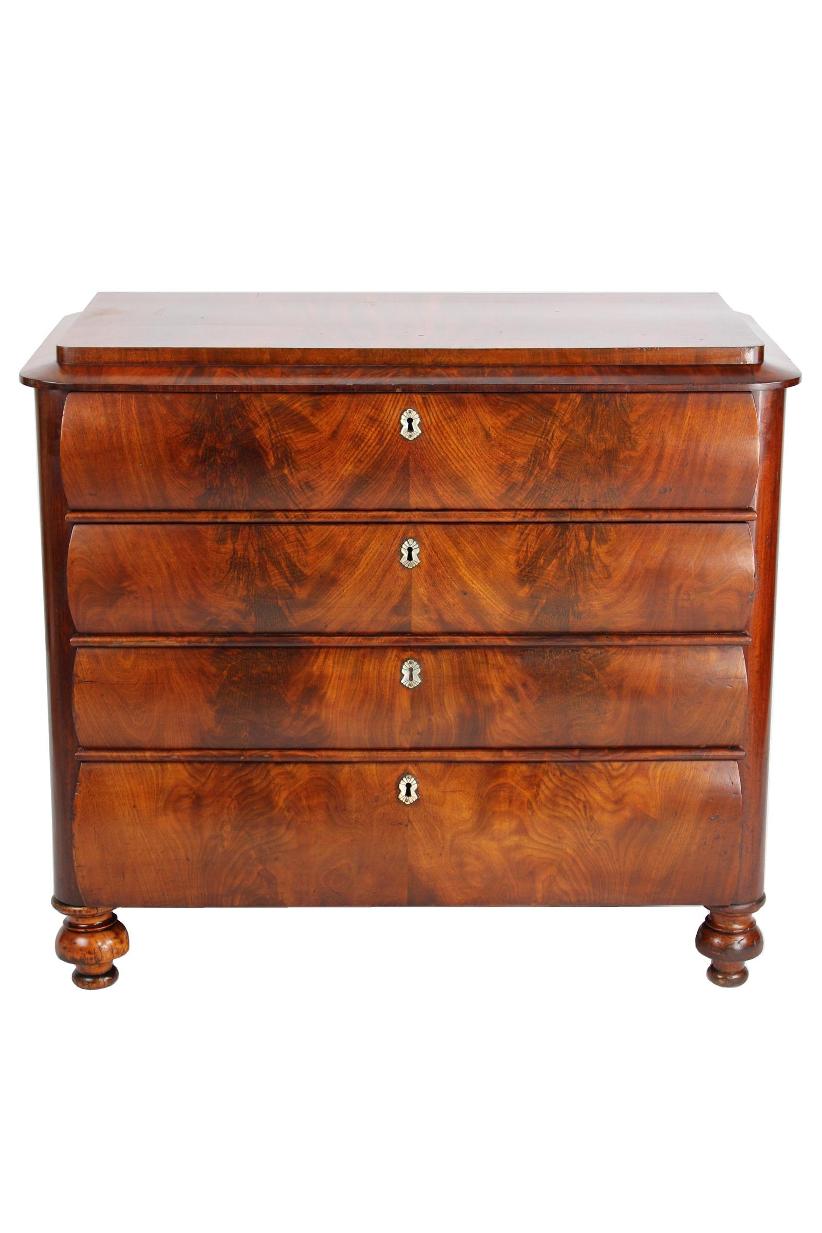Antique Mahogany Biedermeier Chest of Drawers (1 of 13) Antique Mahogany Biedermeier Chest of Drawers (1 of 13)