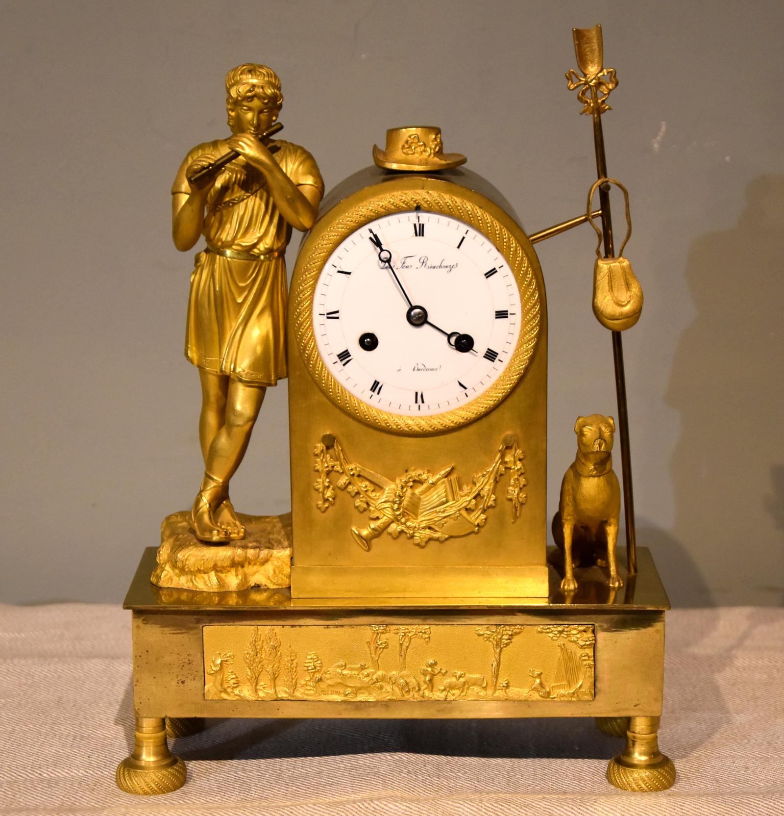 French Empire Ormolu Mantel Clock (1 of 6)