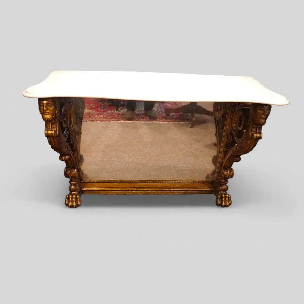 Antique Gilt Console Table (1 of 6)