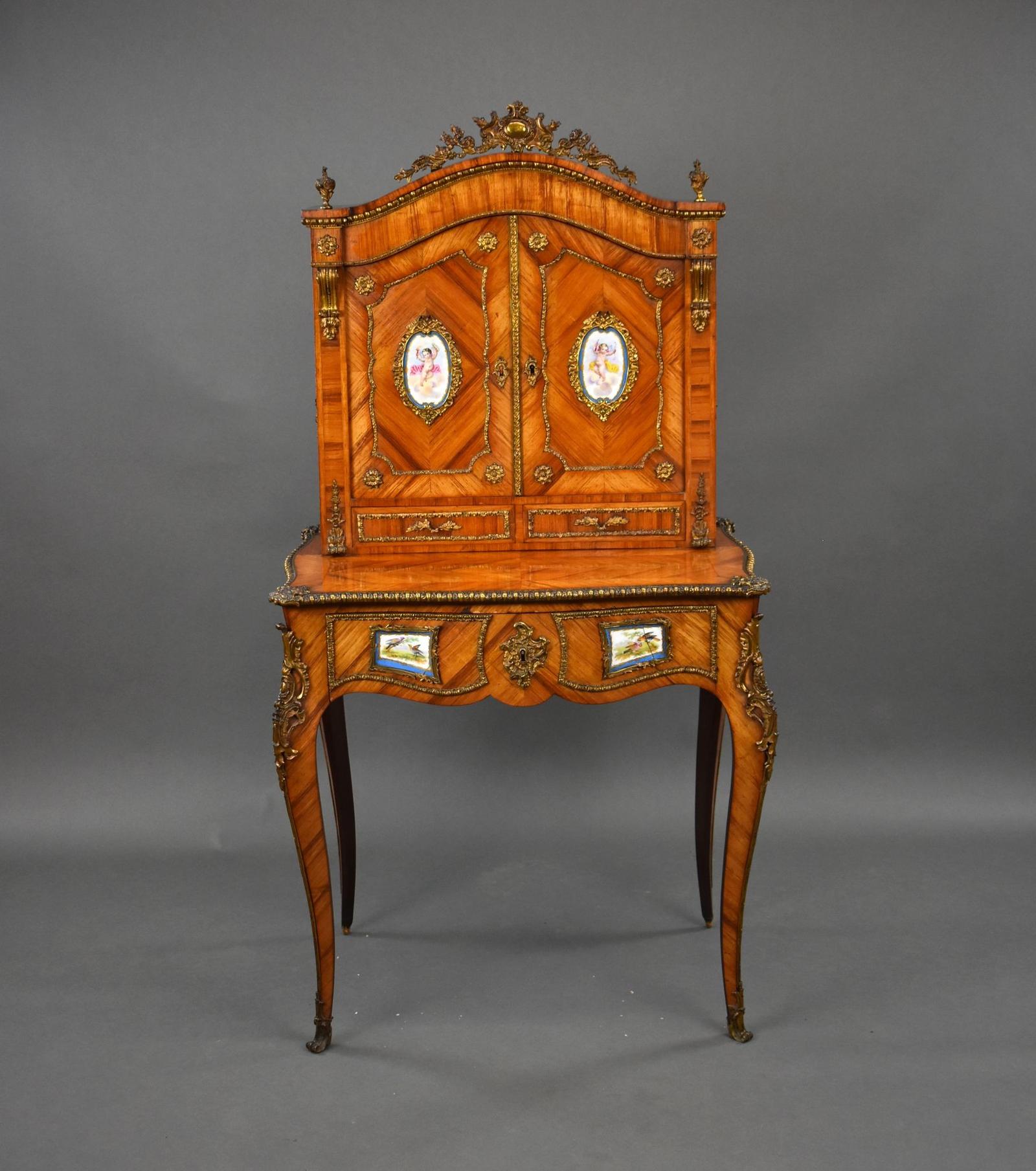 19th Century Walnut Bonheur Du Jour (1 of 21)