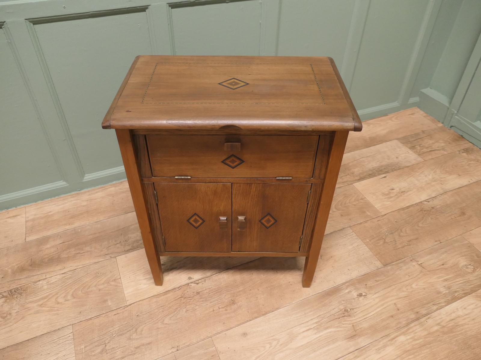 Art Deco Walnut Sewing Cabinet (1 of 6) Art Deco Walnut Sewing Cabinet (1 of 6)