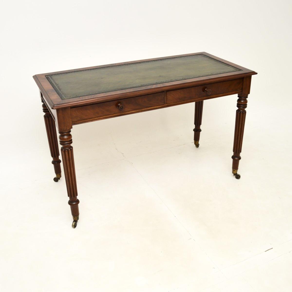 Antique Victorian Mahogany Writing Table / Desk (1 of 10) Antique Victorian Mahogany Writing Table / Desk (1 of 10)