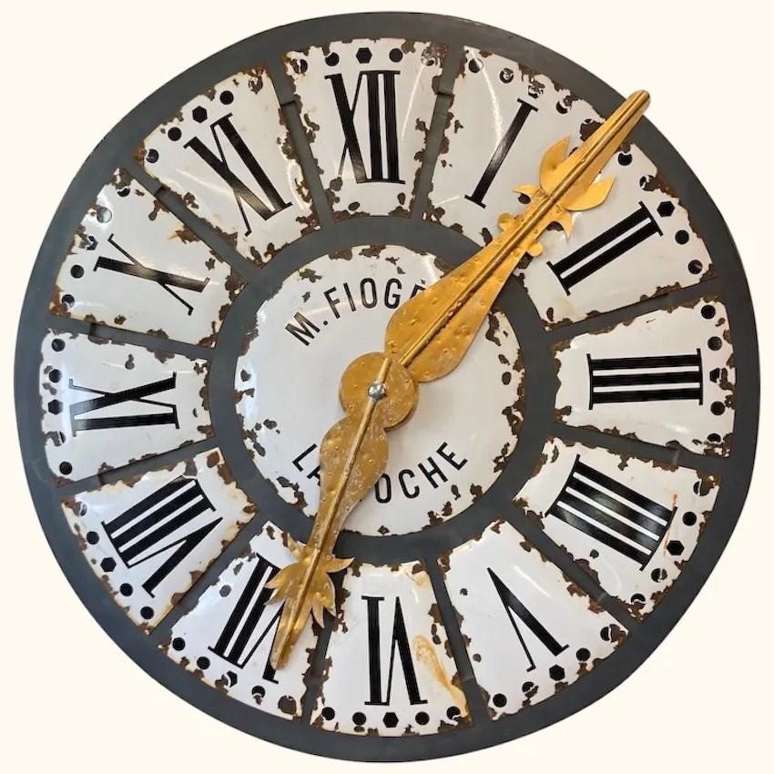 Tower Clock Face From Southern France (1 of 7)