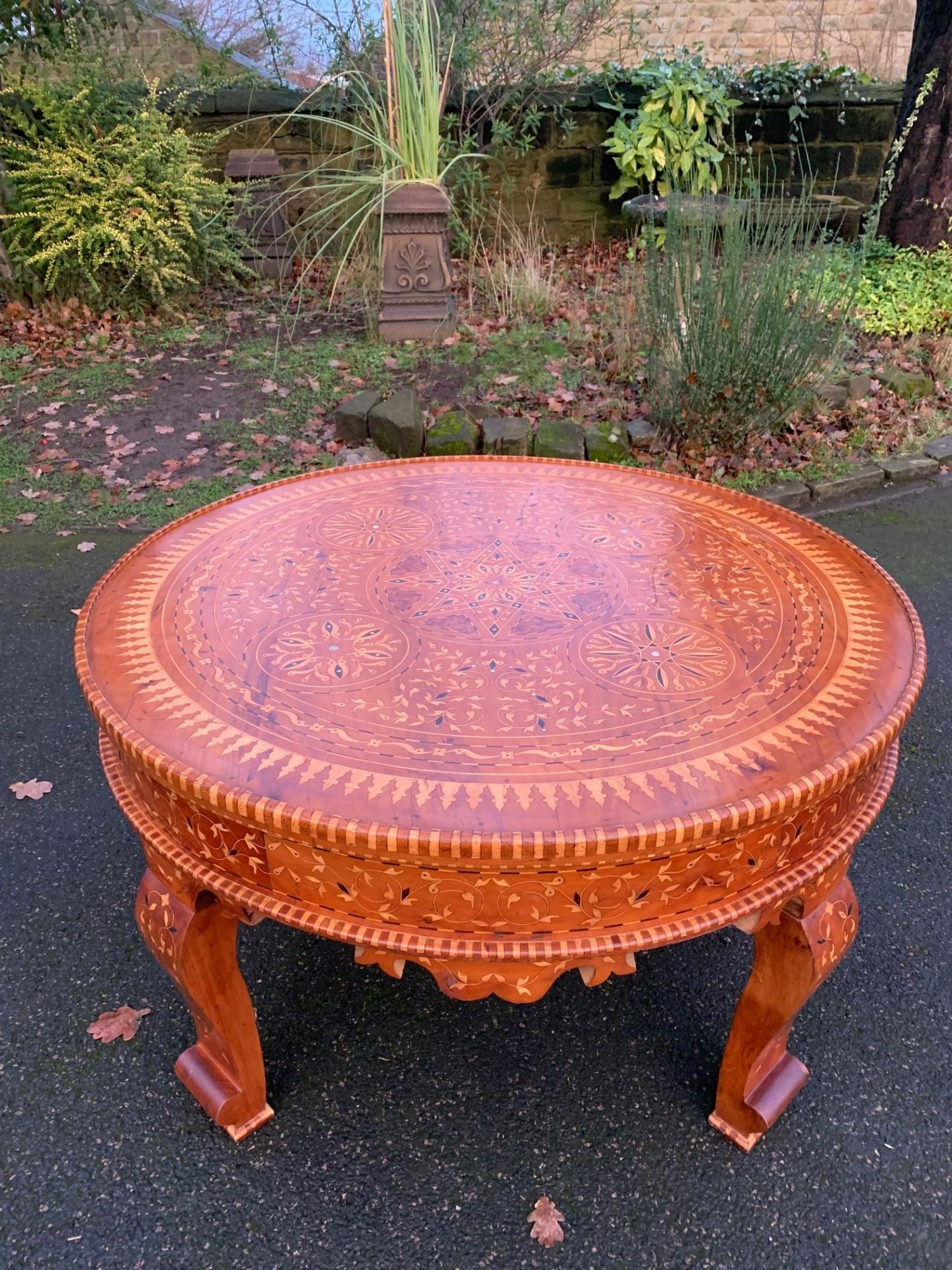 Antique Inlaid Anglo Indian Coffee Table (1 of 10) Antique Inlaid Anglo Indian Coffee Table (1 of 10)