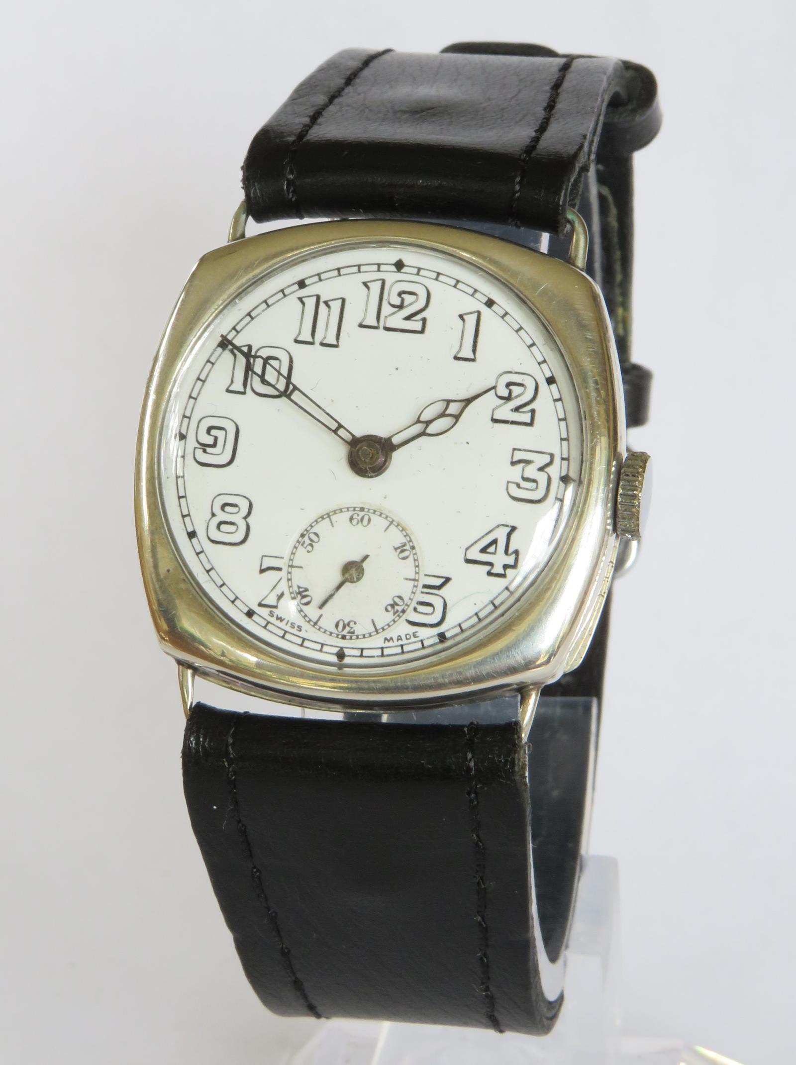 Watch: Gents Silver Vertex Wrist Watch 1929 (1 of 5)
