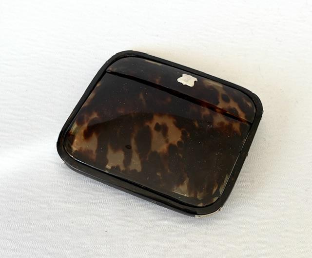Silver & Faux Tortoiseshell Art Deco Folding Card Case (1 of 6) Silver & Faux Tortoiseshell Art Deco Folding Card Case (1 of 6)