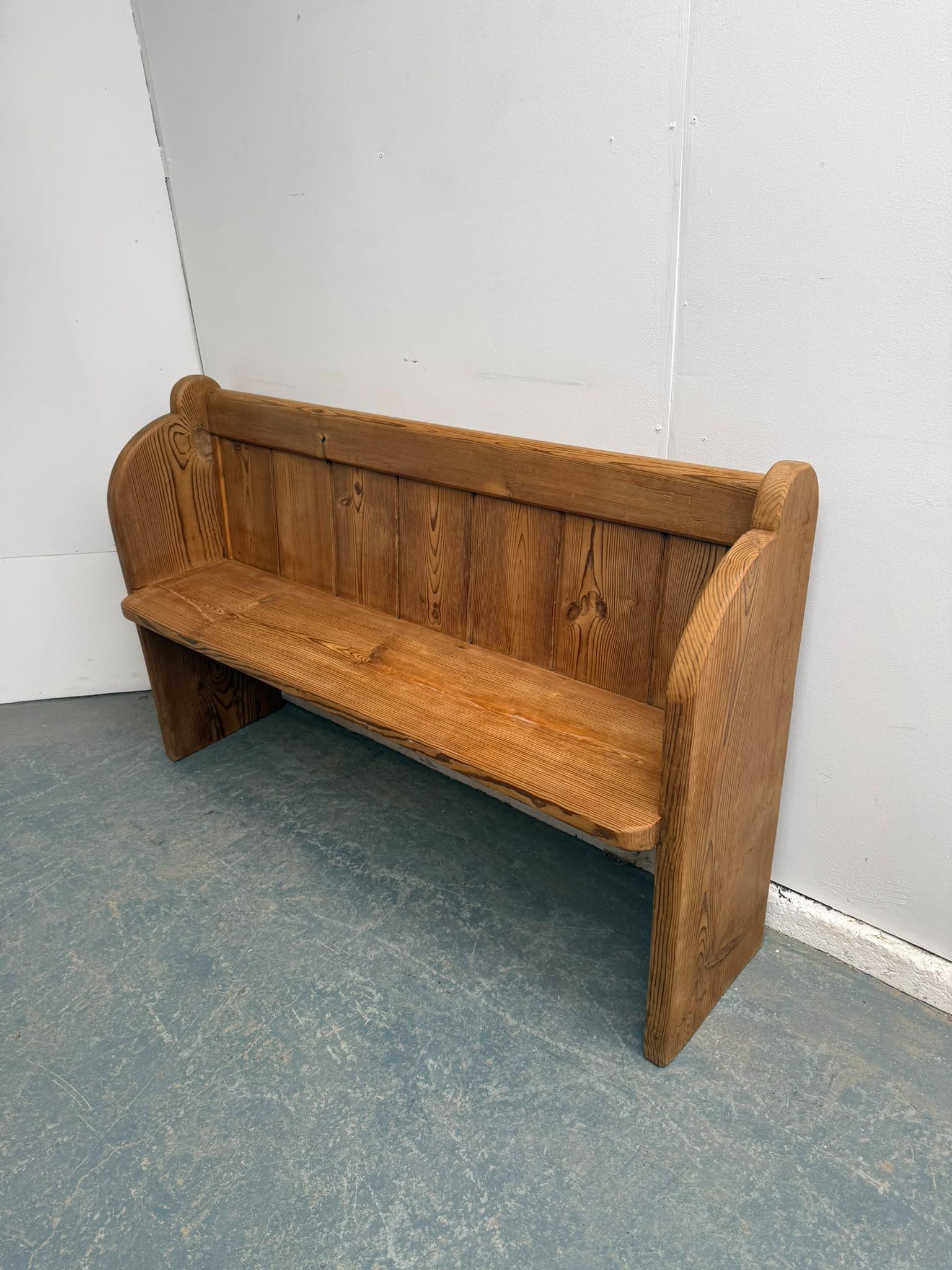 Original Antique Pine 2 Seater Waxed Victorian Church Pew (1 of 8) Original Antique Pine 2 Seater Waxed Victorian Church Pew (1 of 8)