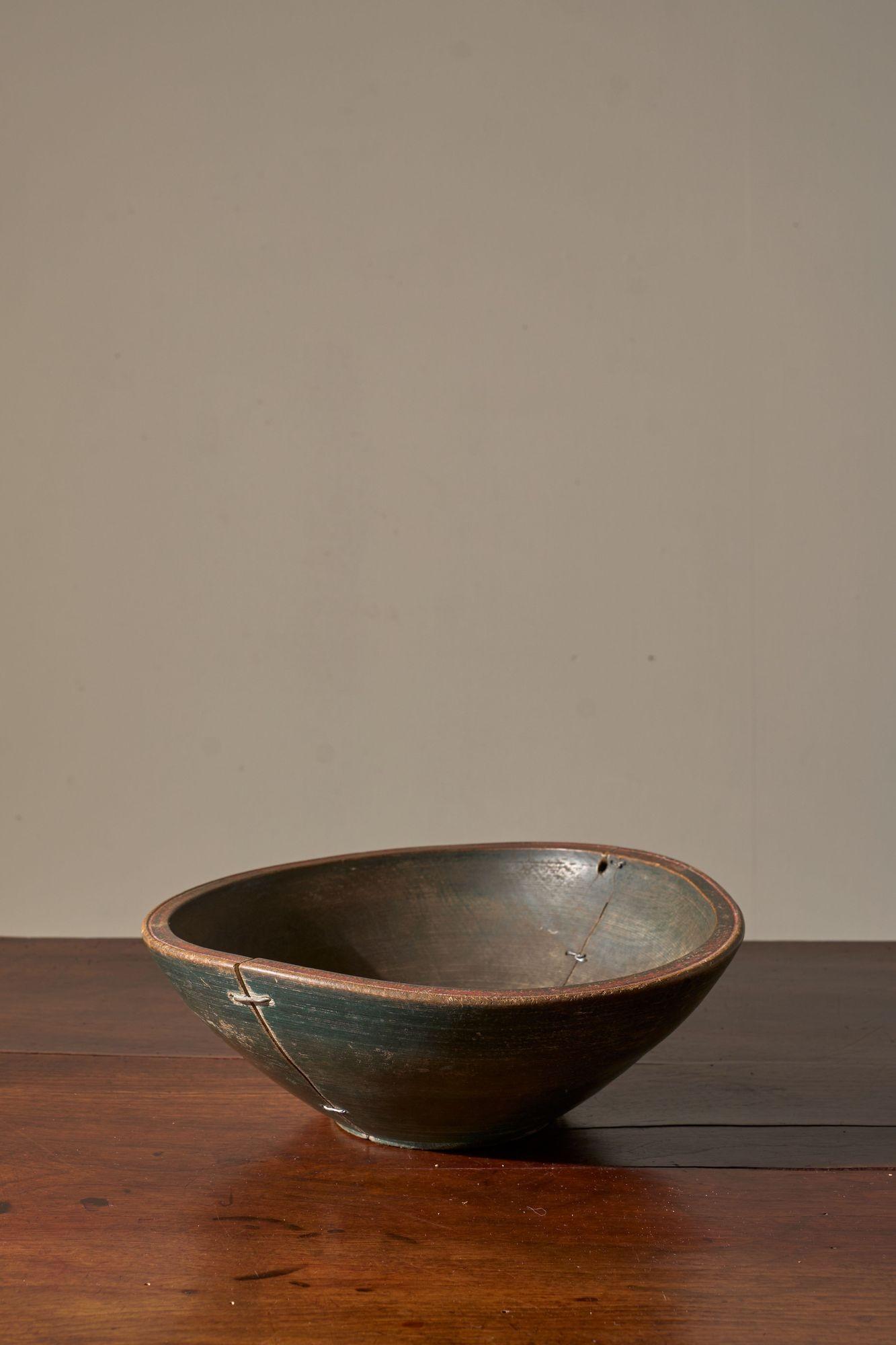 18th Century Original Painted Swedish Bowl - No1 (1 of 6) 18th Century Original Painted Swedish Bowl - No1 (1 of 6)