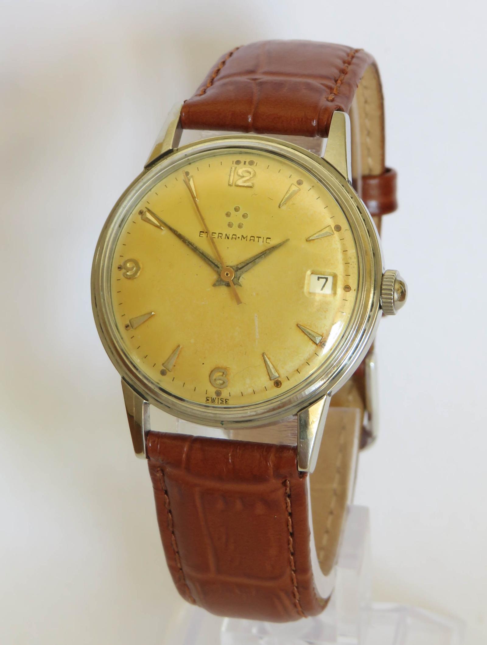 Watch: Gents Eterna Matic Automatic Wrist Watch 1956 (1 of 4) Watch: Gents Eterna Matic Automatic Wrist Watch 1956 (1 of 4)
